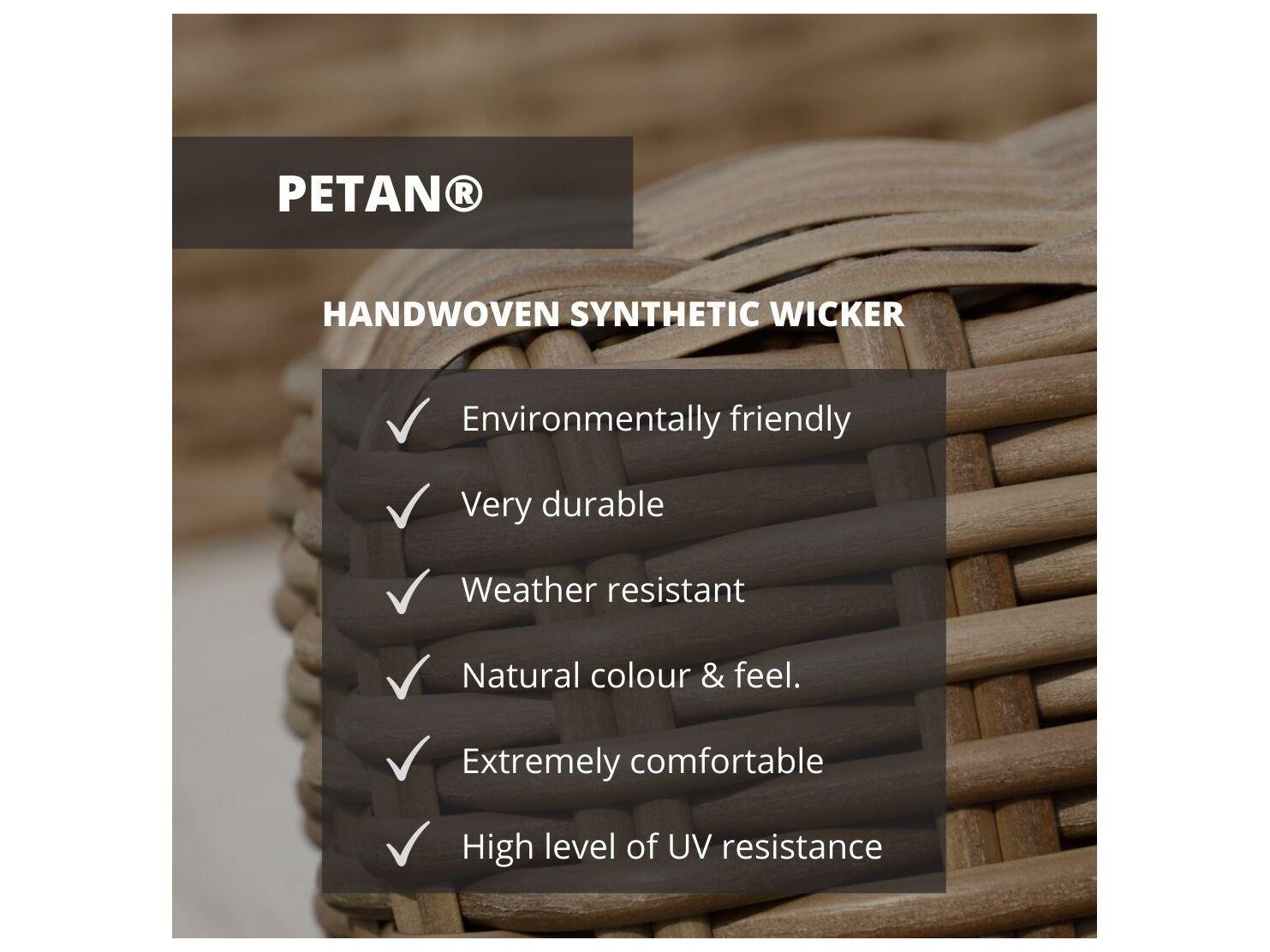 International Home Miami Atlantic Wicker Cushion Outdoor Patio Sofa