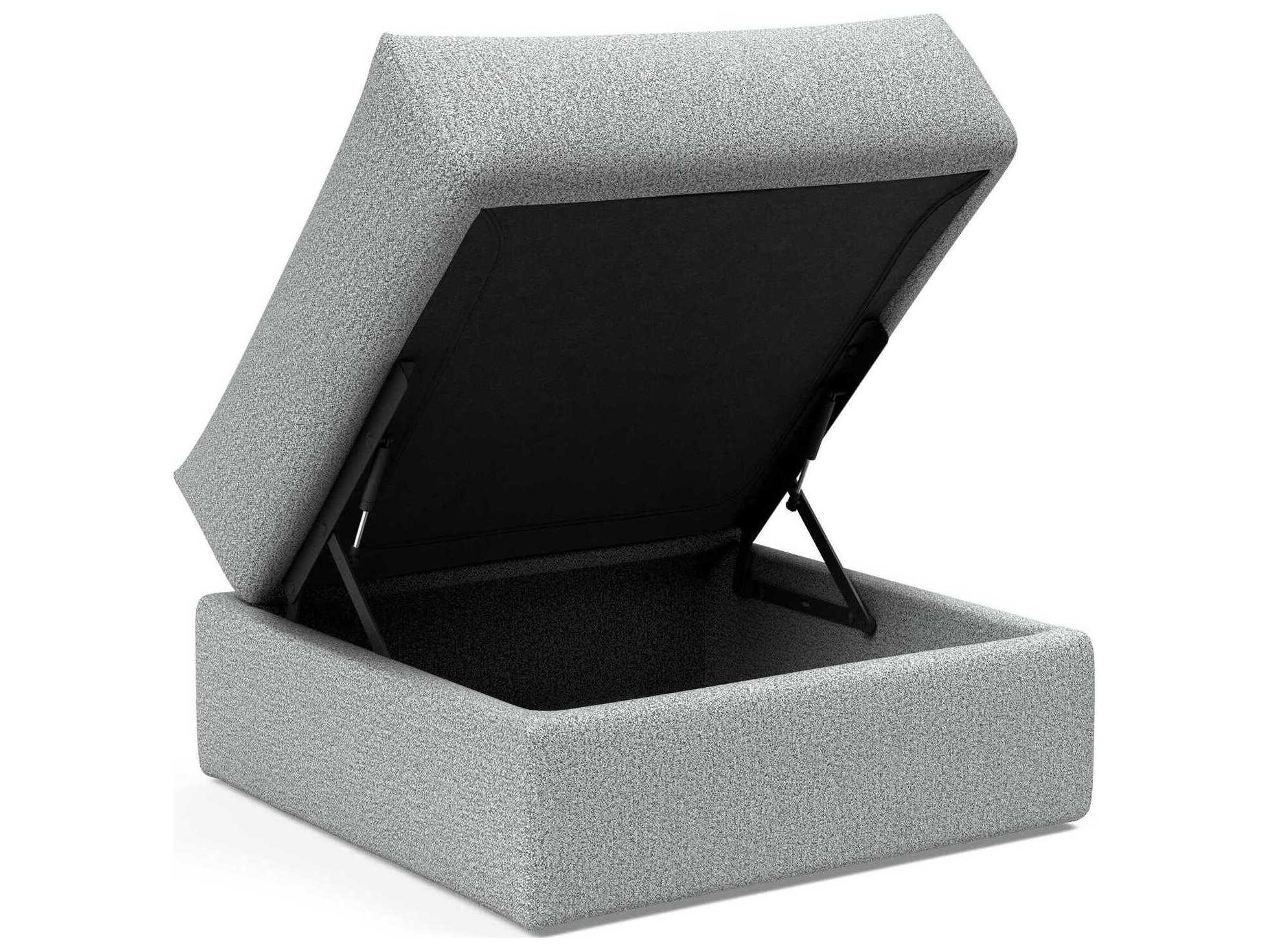 Innovation Cornila Gray Upholstered Ottoman