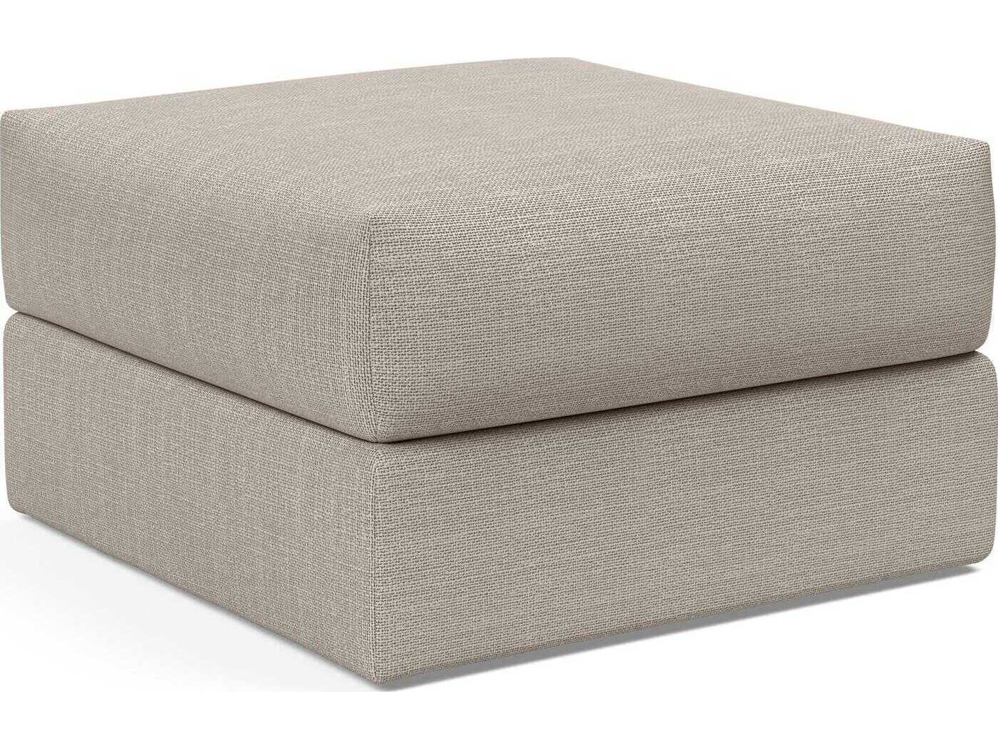 Innovation Cornila Beige Upholstered Ottoman