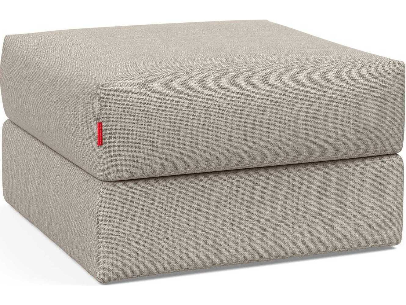 Innovation Cornila Beige Upholstered Ottoman