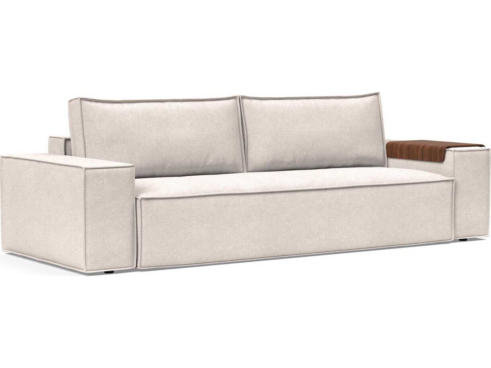 Innovation Newilla Adario Basmati Beige Upholstered Sofa Bed