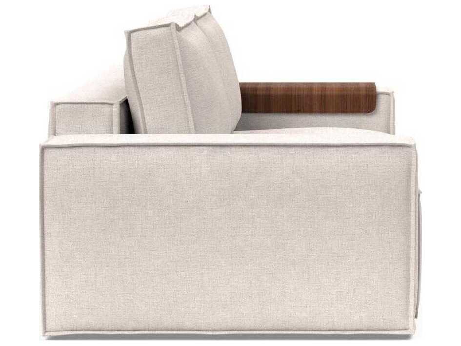 Innovation Newilla Adario Basmati Beige Upholstered Sofa Bed