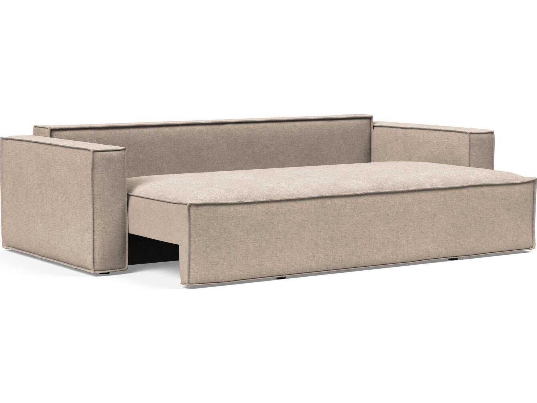 Innovation Newilla Adario Taupe Brown Upholstered Sofa Bed