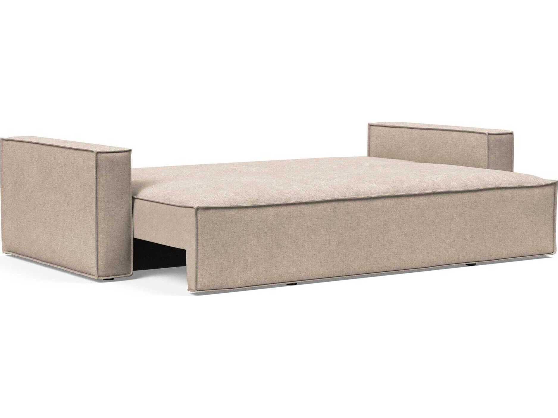 Innovation Newilla Adario Taupe Brown Upholstered Sofa Bed