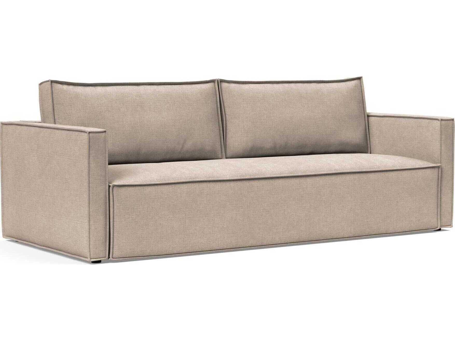 Innovation Newilla Adario Taupe Brown Upholstered Sofa Bed