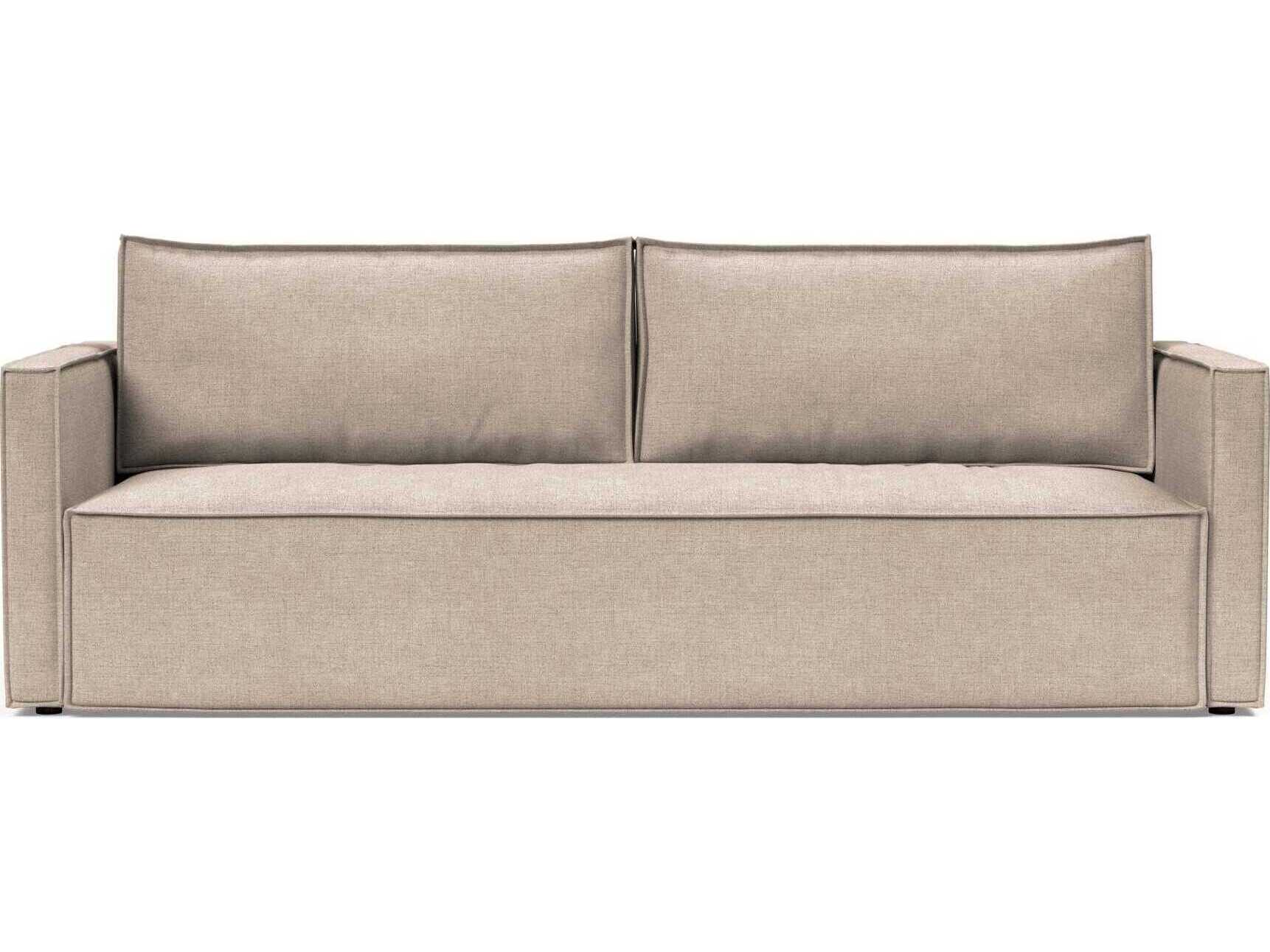 Innovation Newilla Adario Taupe Brown Upholstered Sofa Bed
