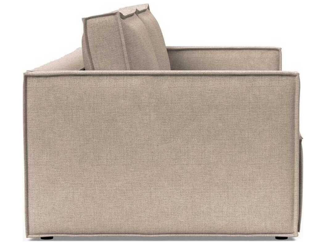 Innovation Newilla Adario Taupe Brown Upholstered Sofa Bed