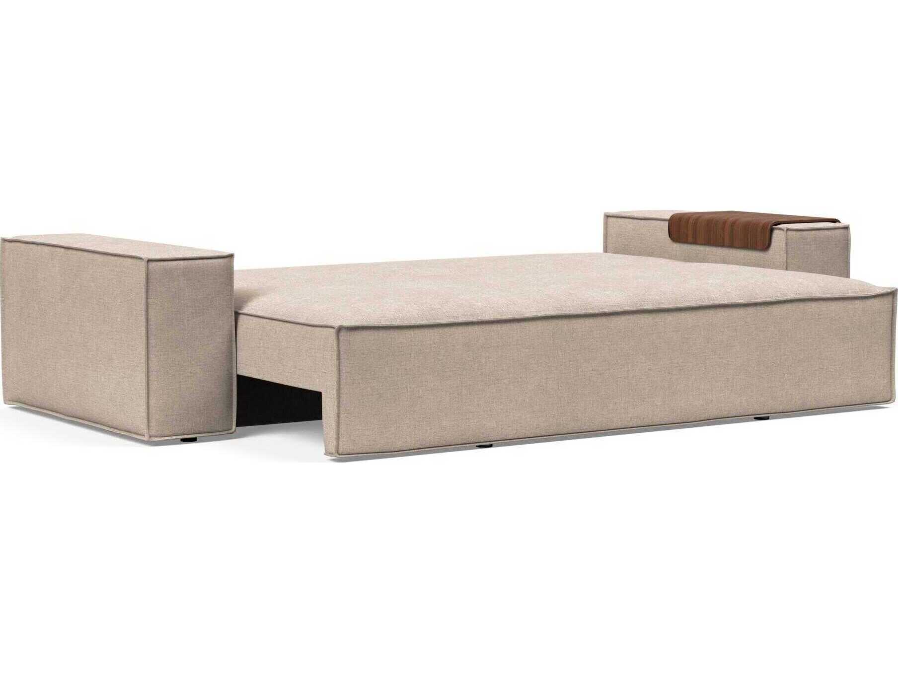 Innovation Newilla Adario Taupe Brown Upholstered Sofa Bed