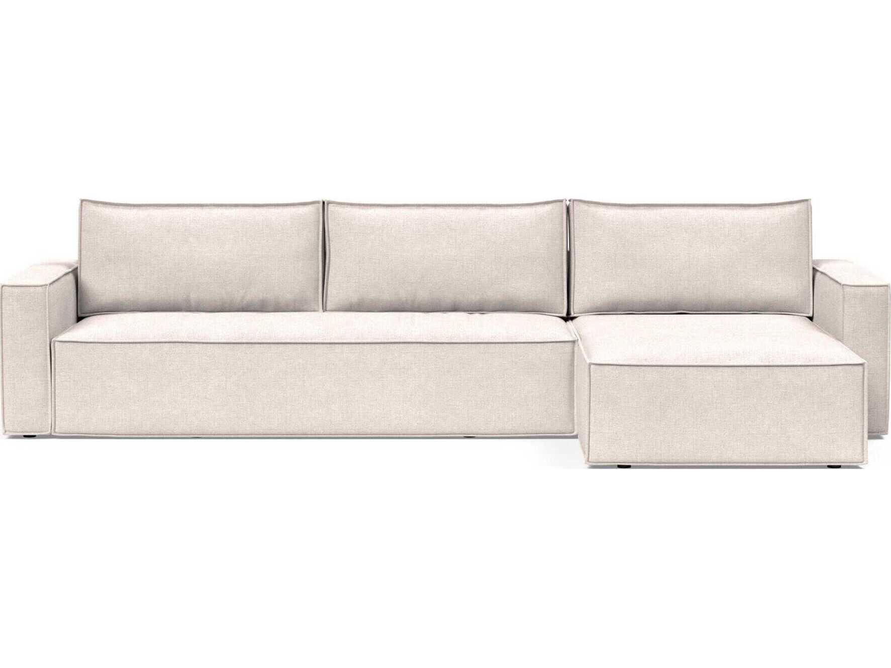 Innovation Newilla Adario Basmati Beige Upholstered Sofa Bed