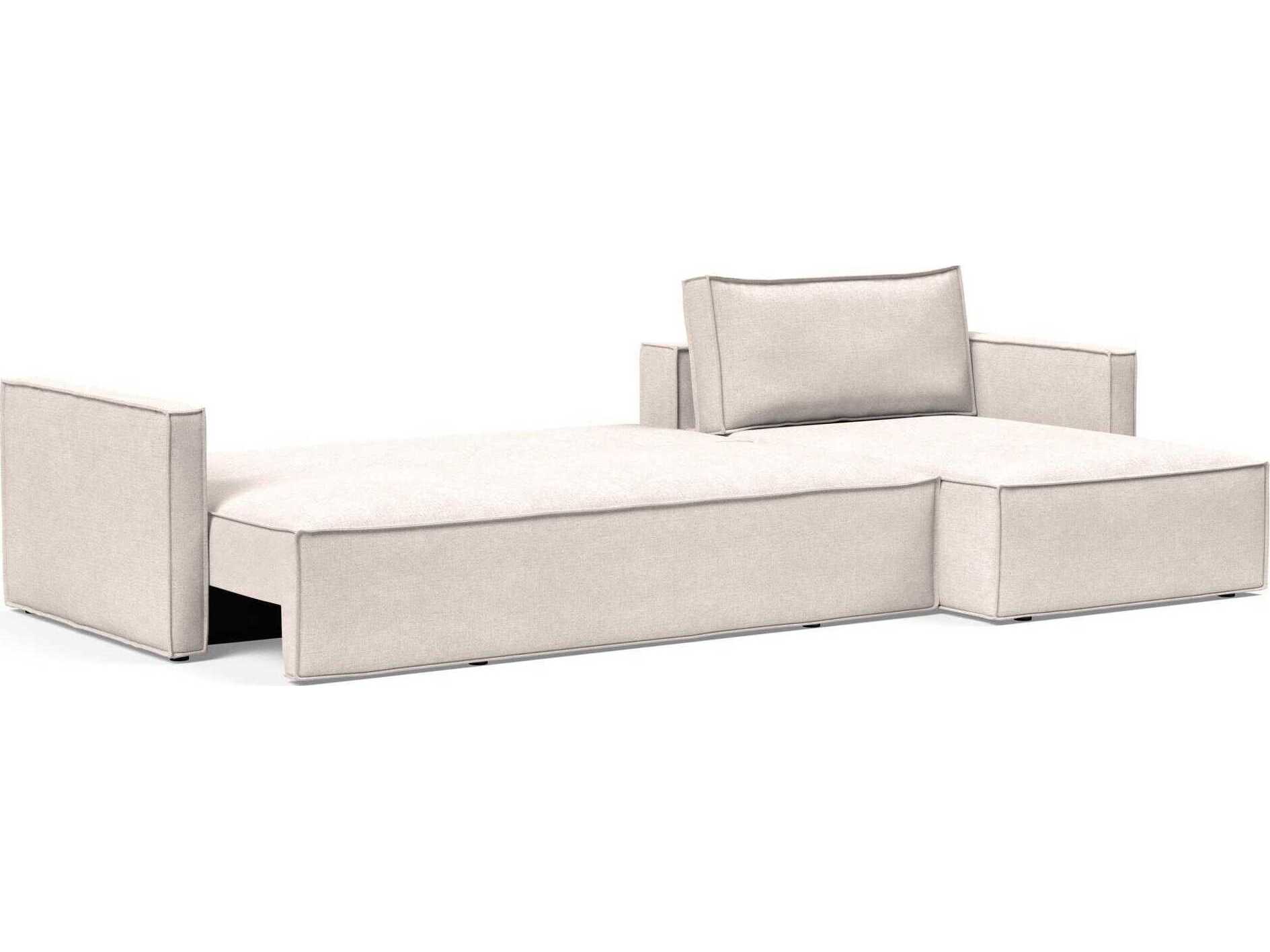 Innovation Newilla Adario Basmati Beige Upholstered Sofa Bed