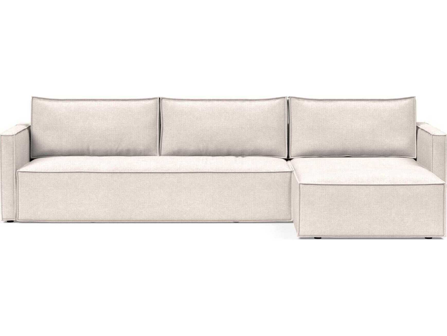 Innovation Newilla Adario Basmati Beige Upholstered Sofa Bed