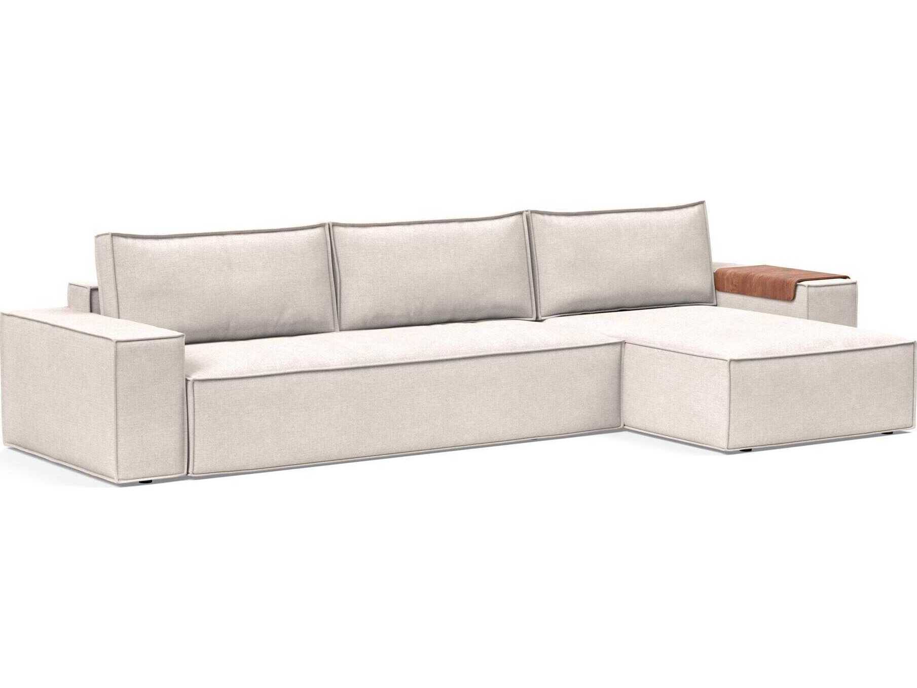 Innovation Newilla Adario Basmati Beige Upholstered Sofa Bed