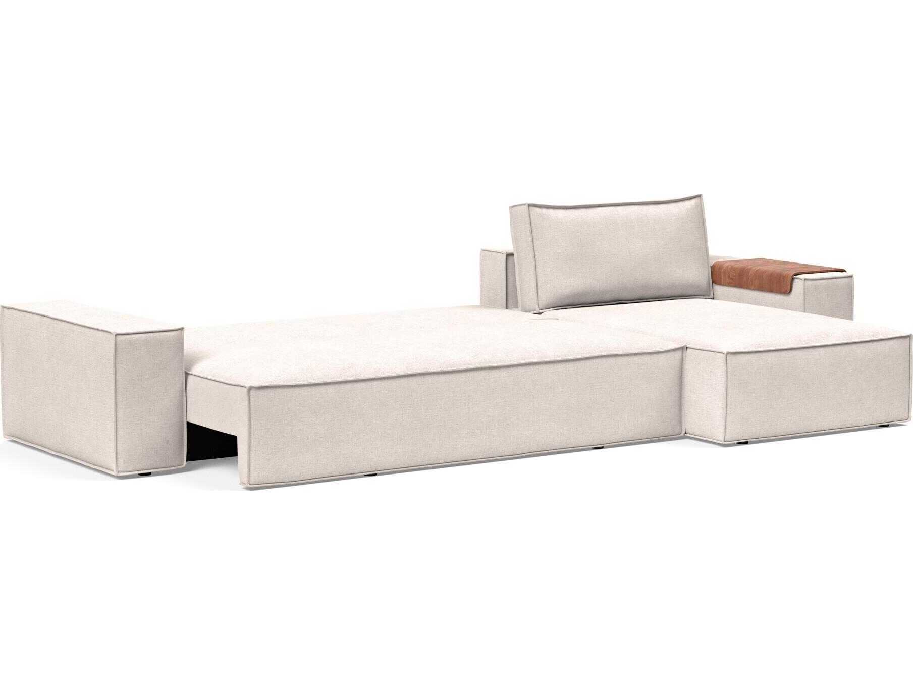 Innovation Newilla Adario Basmati Beige Upholstered Sofa Bed