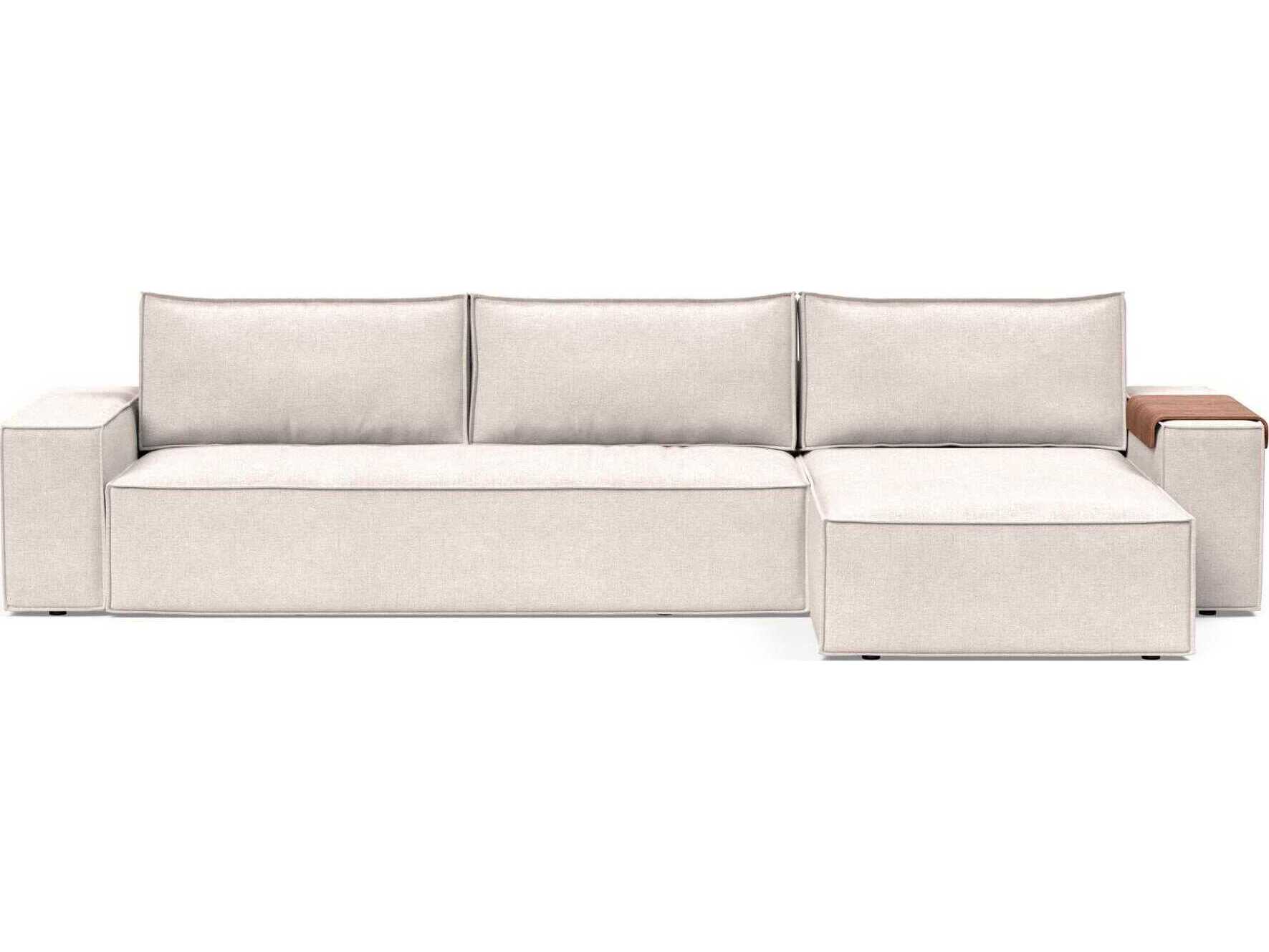 Innovation Newilla Adario Basmati Beige Upholstered Sofa Bed