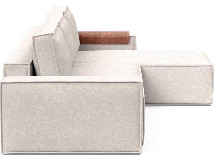 Innovation Newilla Adario Basmati Beige Upholstered Sofa Bed