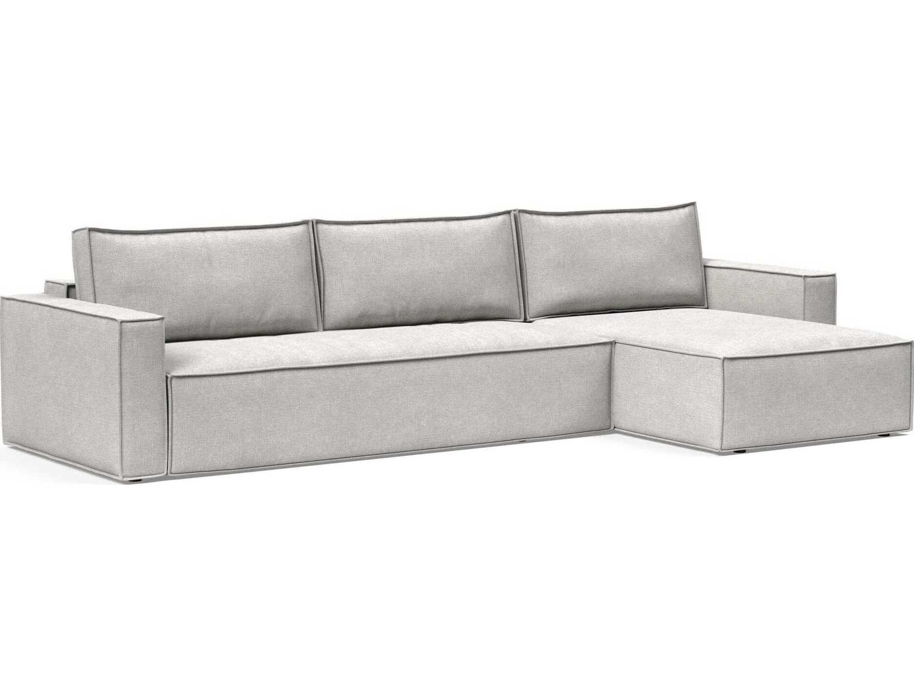 Innovation Newilla Adario Fog Beige Upholstered Sofa Bed