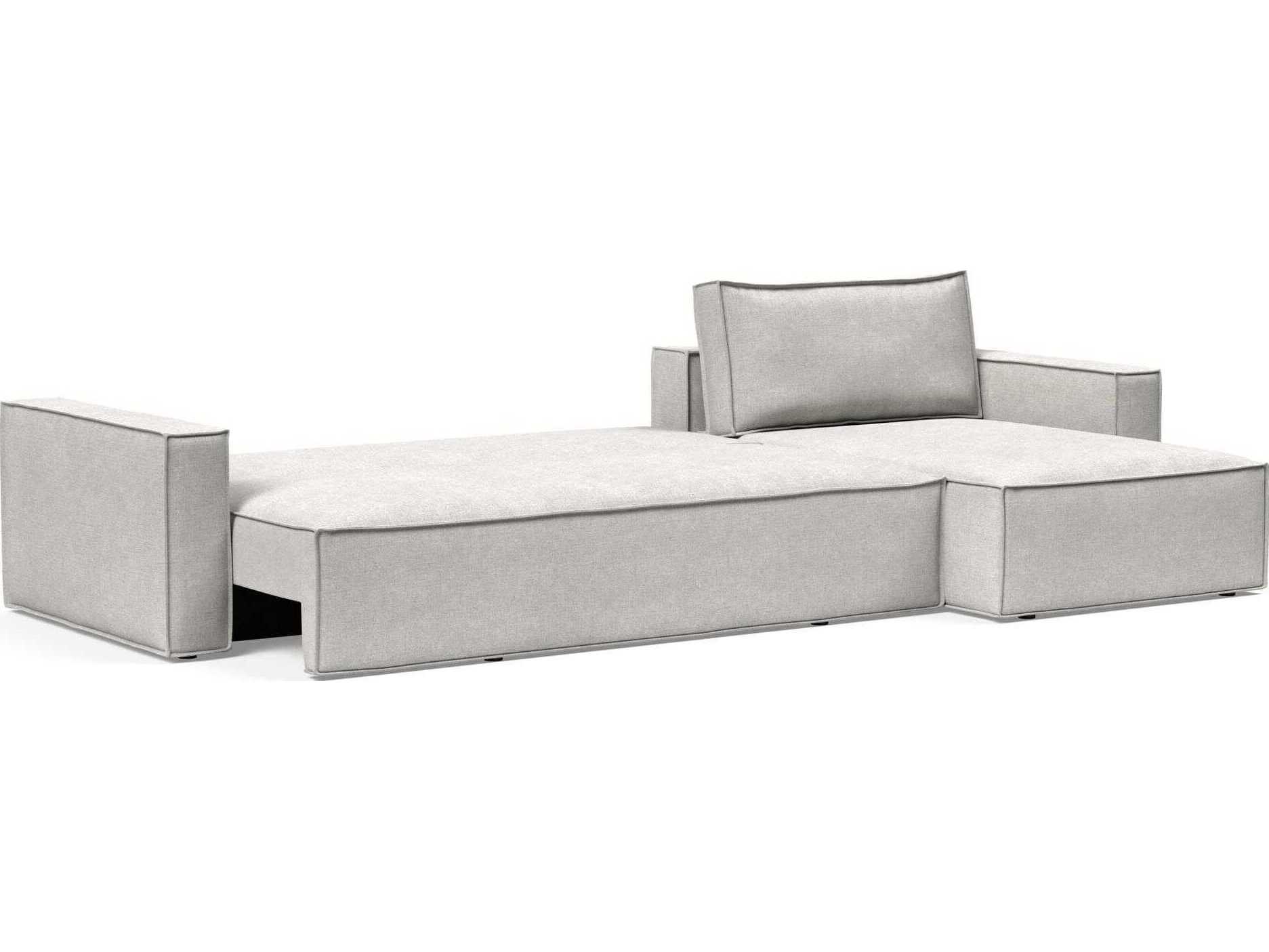 Innovation Newilla Adario Fog Beige Upholstered Sofa Bed