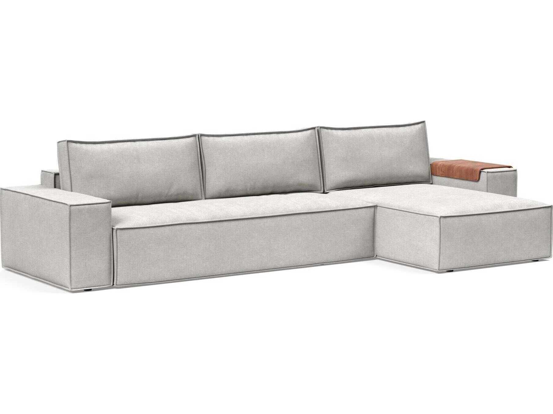 Innovation Newilla Adario Fog Gray Upholstered Sofa Bed