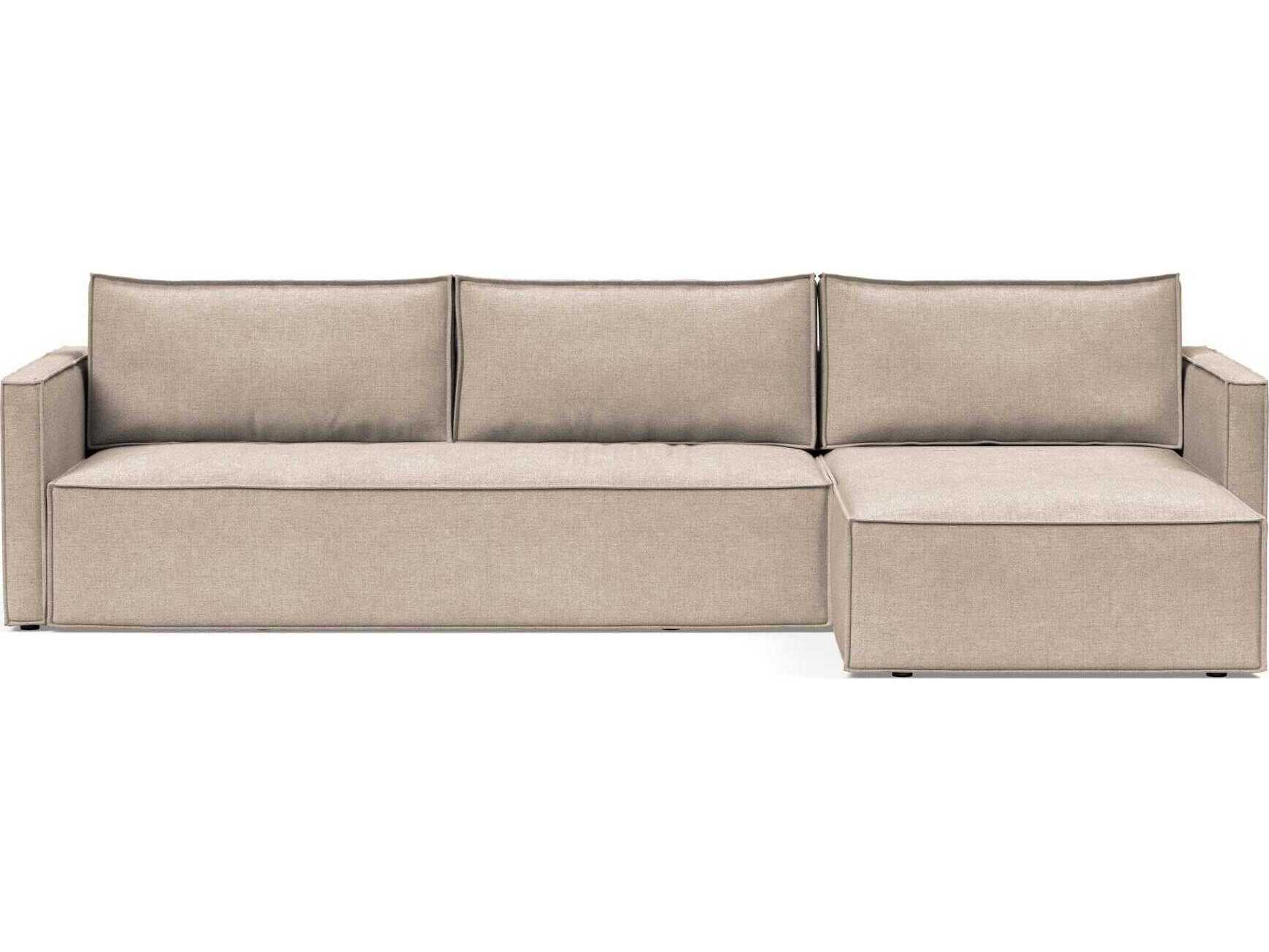 Innovation Newilla Adario Taupe Brown Upholstered Sofa Bed