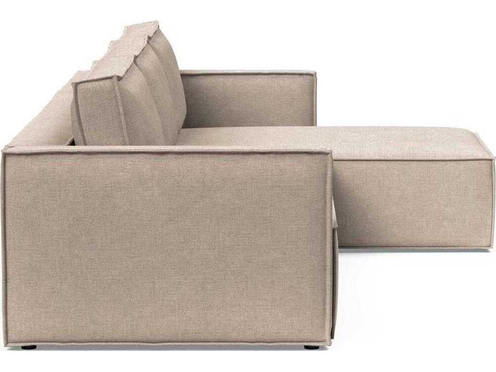 Innovation Newilla Adario Taupe Brown Upholstered Sofa Bed