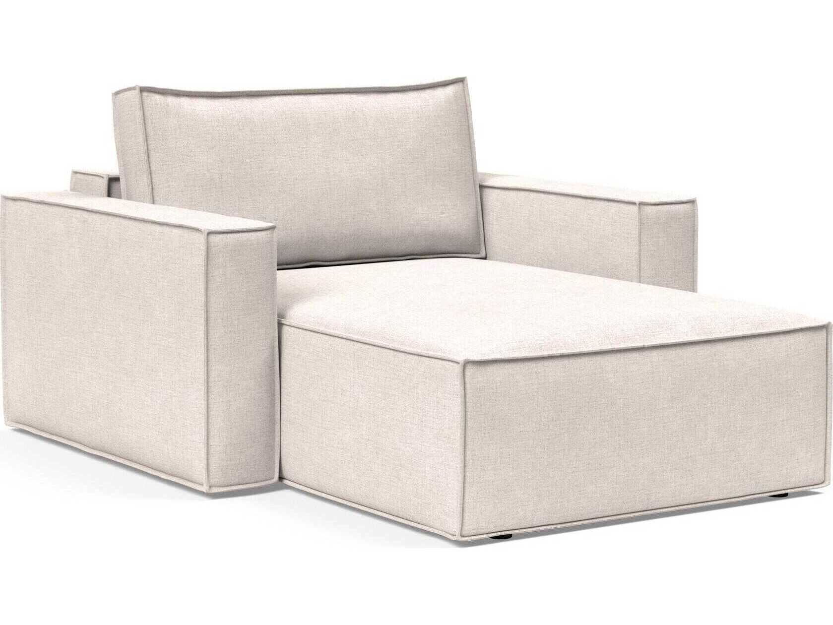 Innovation Newilla Adario Basmati Beige Upholstered Chaise