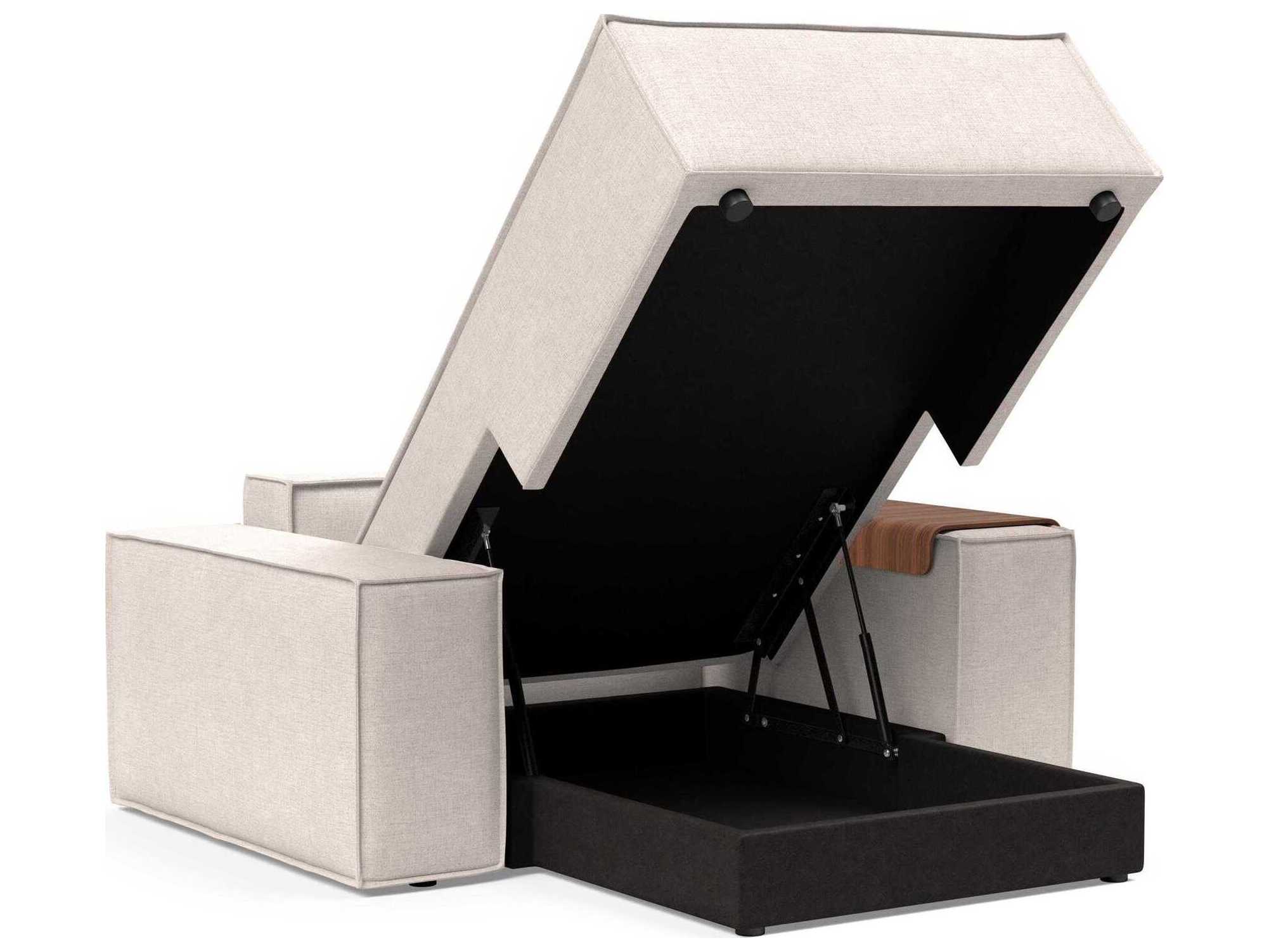 Innovation Newilla Adario Basmati Beige Upholstered Chaise