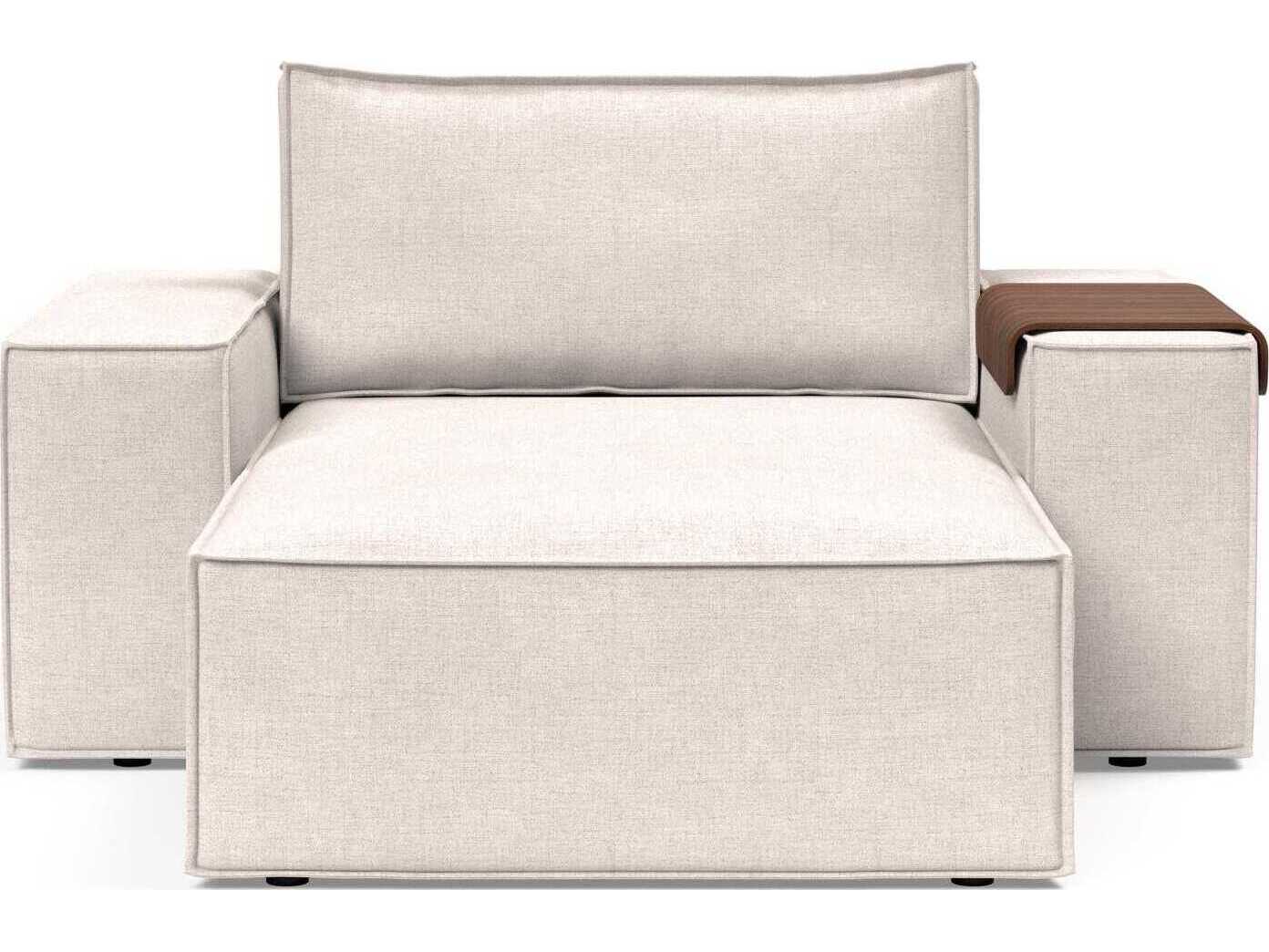 Innovation Newilla Adario Basmati Beige Upholstered Chaise