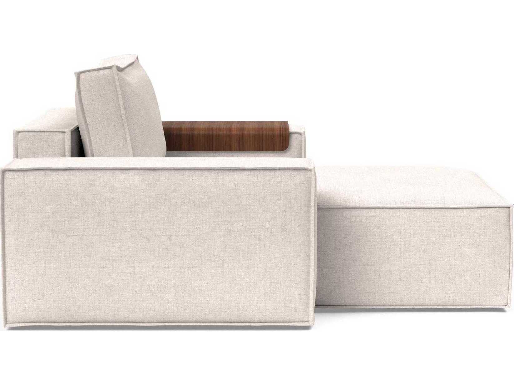 Innovation Newilla Adario Basmati Beige Upholstered Chaise