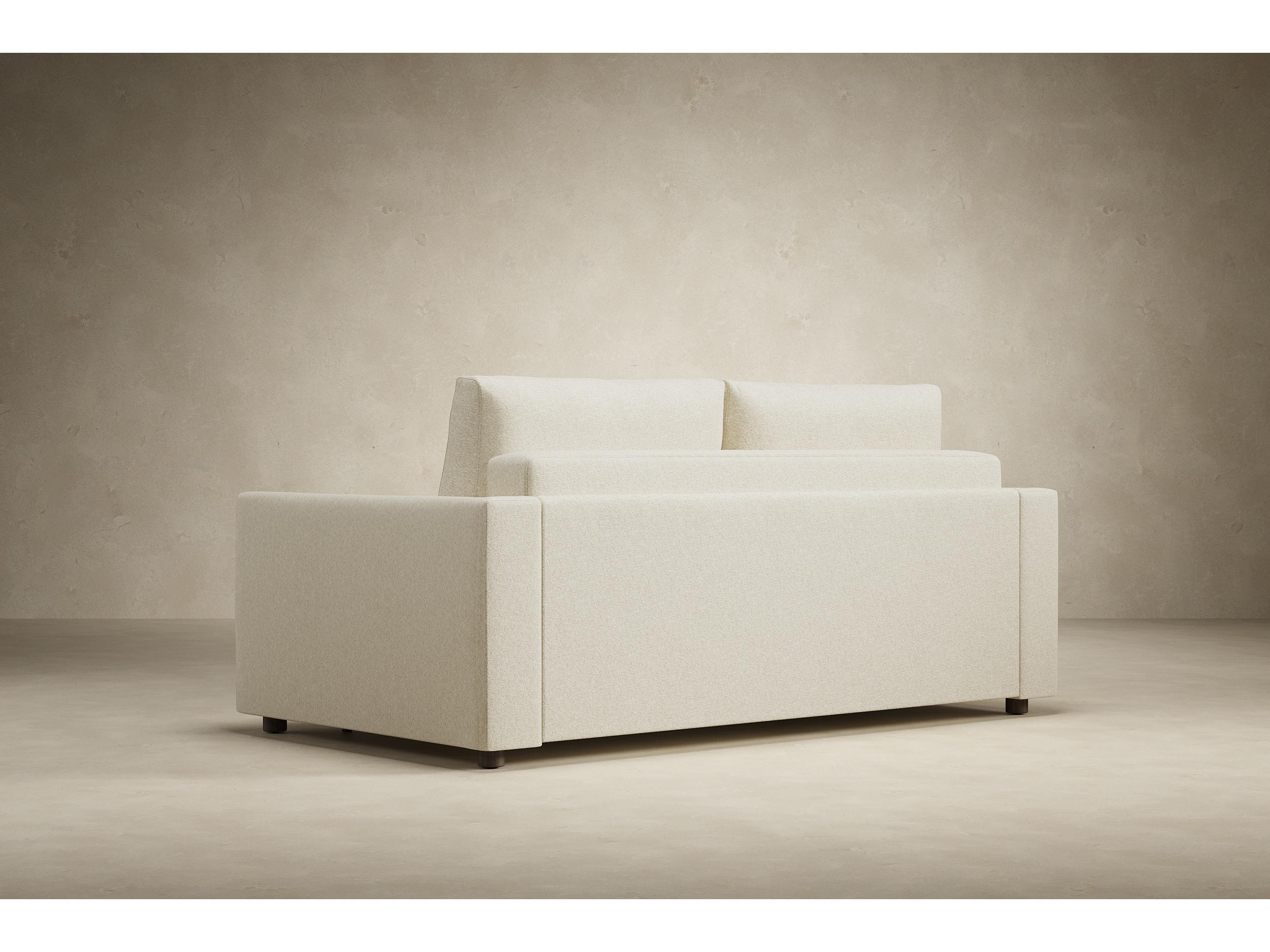 Innovation Neah Sofa Bed with Curved Arm Rests Full in Halifax Shell