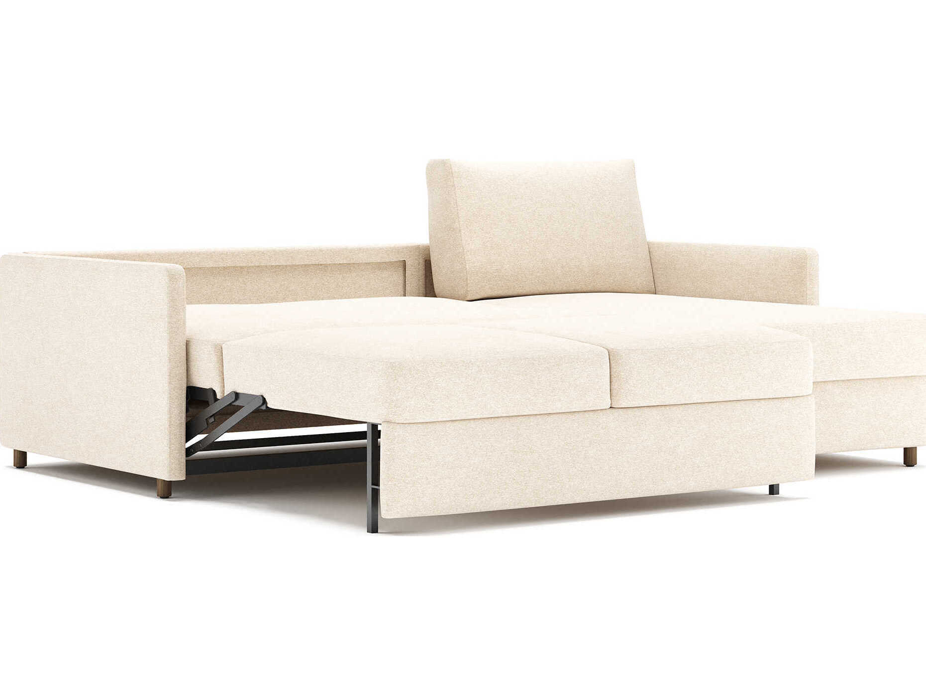 Innovation Neah Halifax Shell Beige Upholstered Sofa Bed