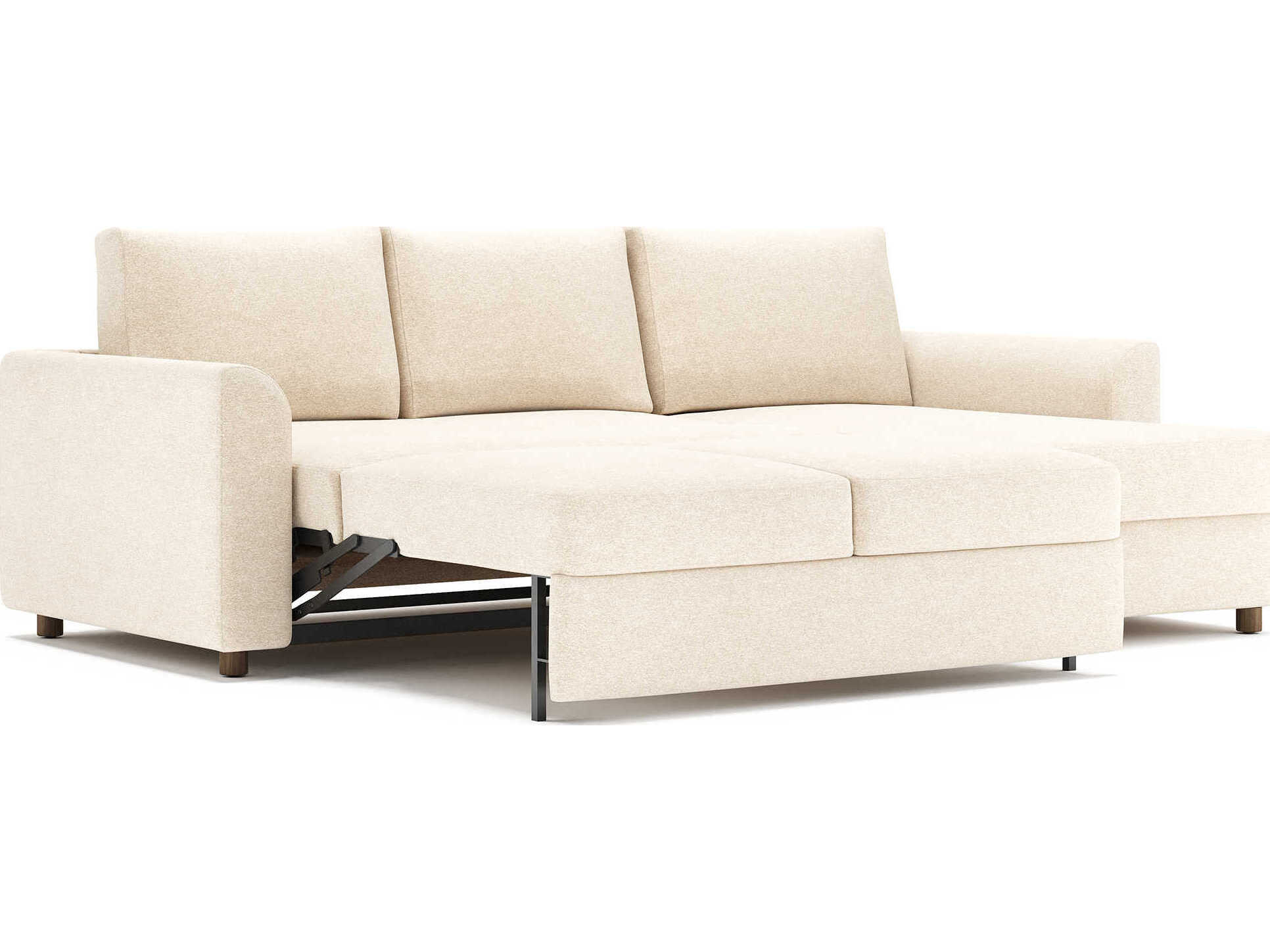 Innovation Neah Halifax Shell Beige Upholstered Sofa Bed