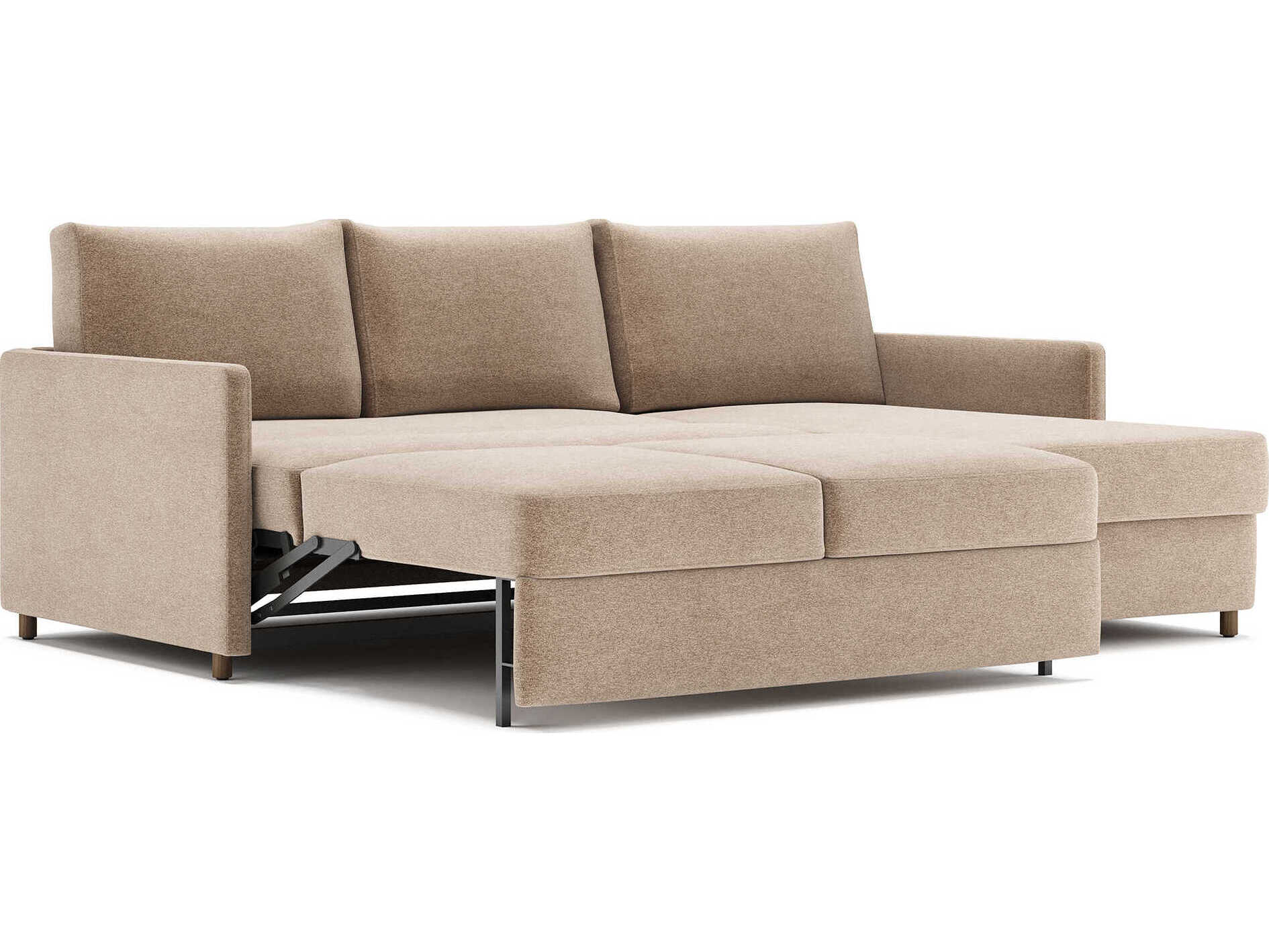 Innovation Neah Halifax Wicker Brown Upholstered Sofa Bed