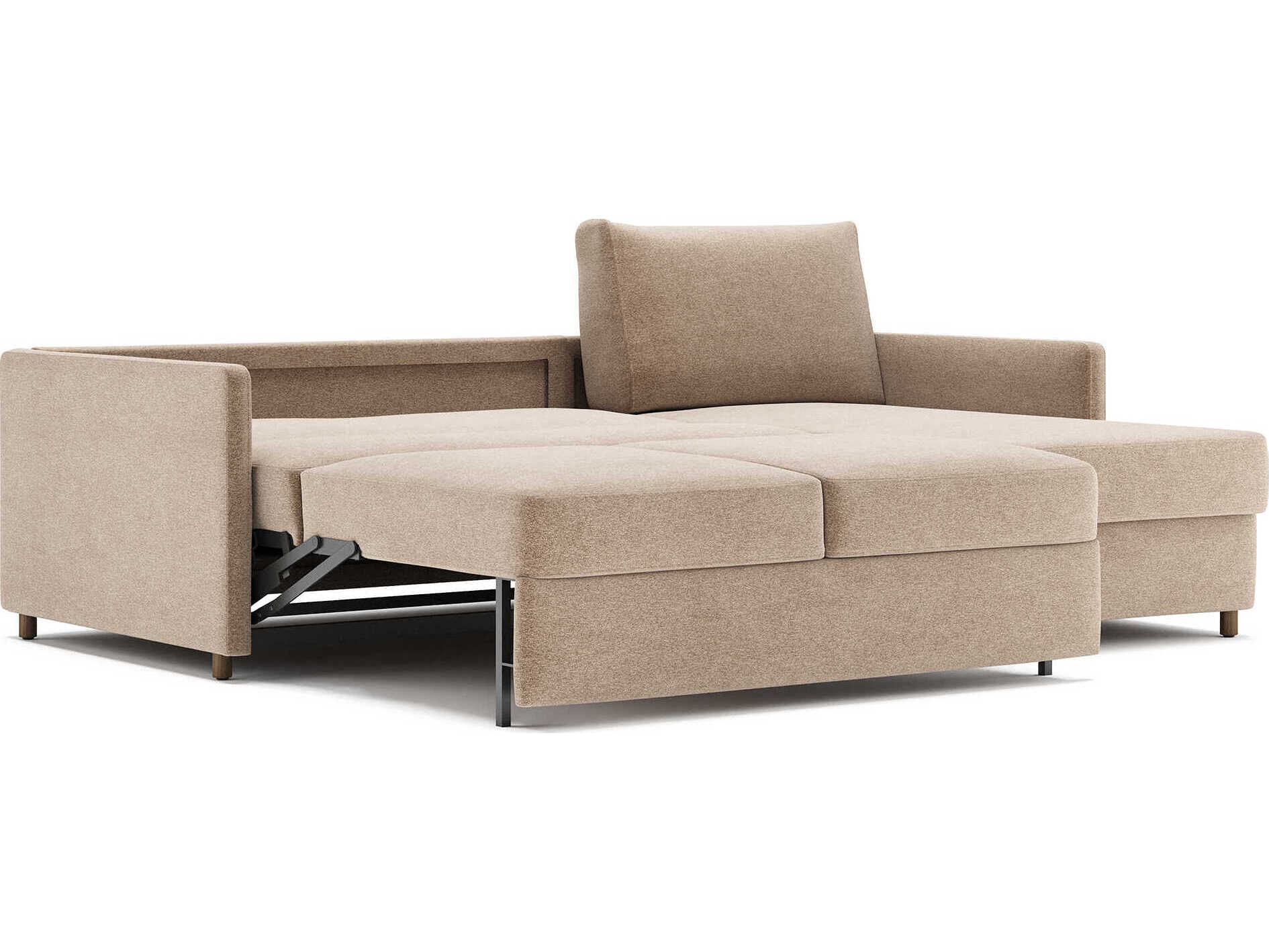 Innovation Neah Halifax Wicker Brown Upholstered Sofa Bed