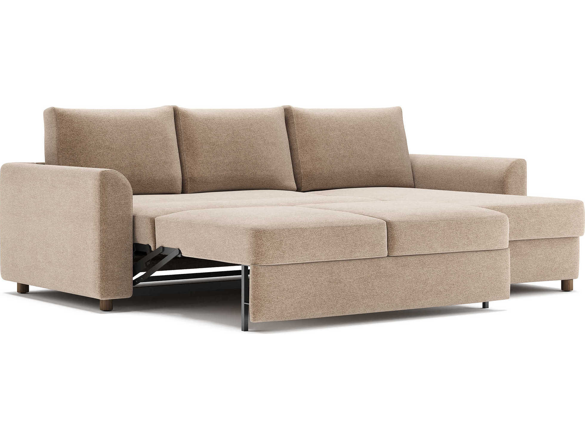 Innovation Neah Halifax Wicker Brown Upholstered Sofa Bed