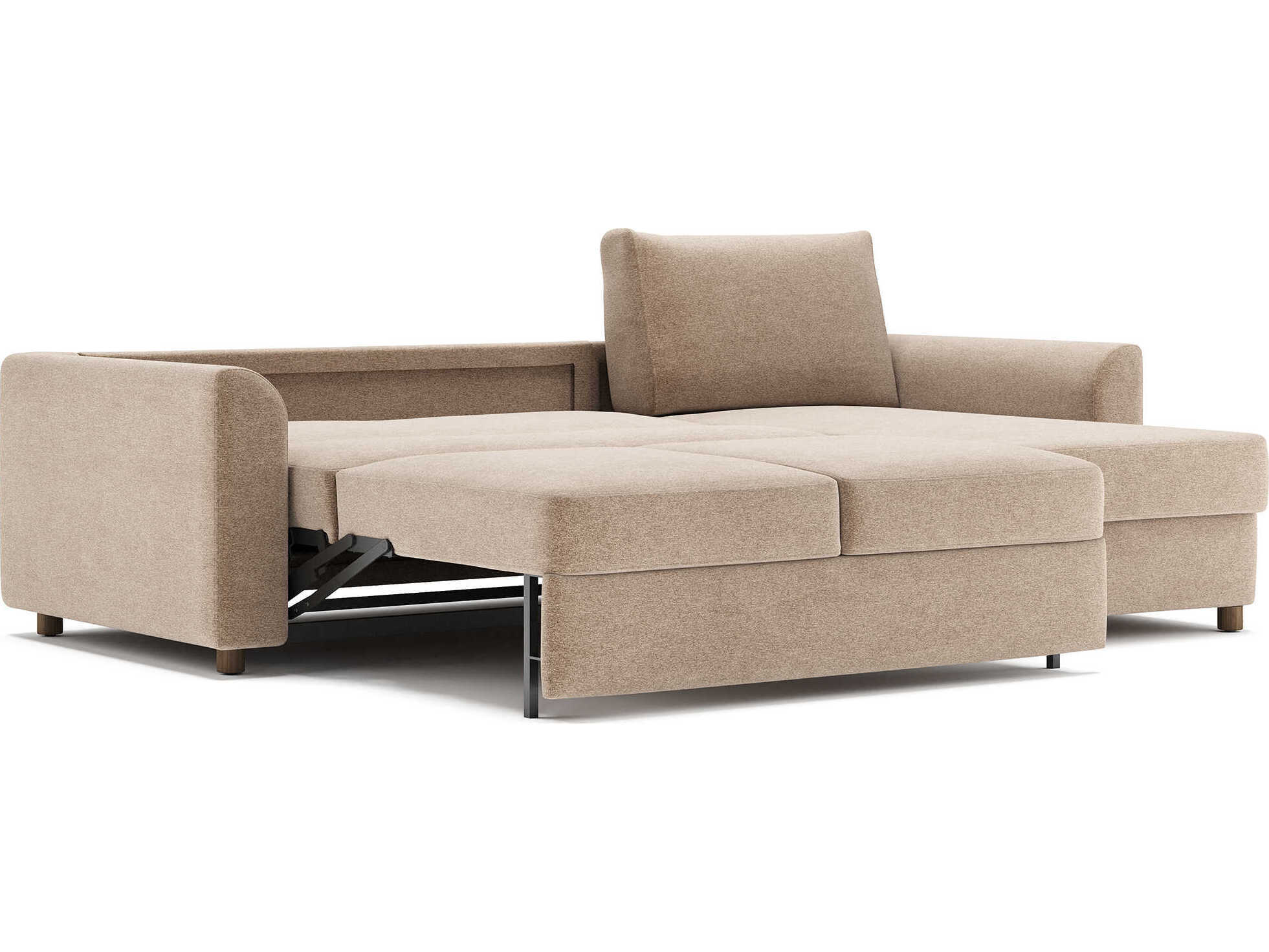 Innovation Neah Halifax Wicker Brown Upholstered Sofa Bed