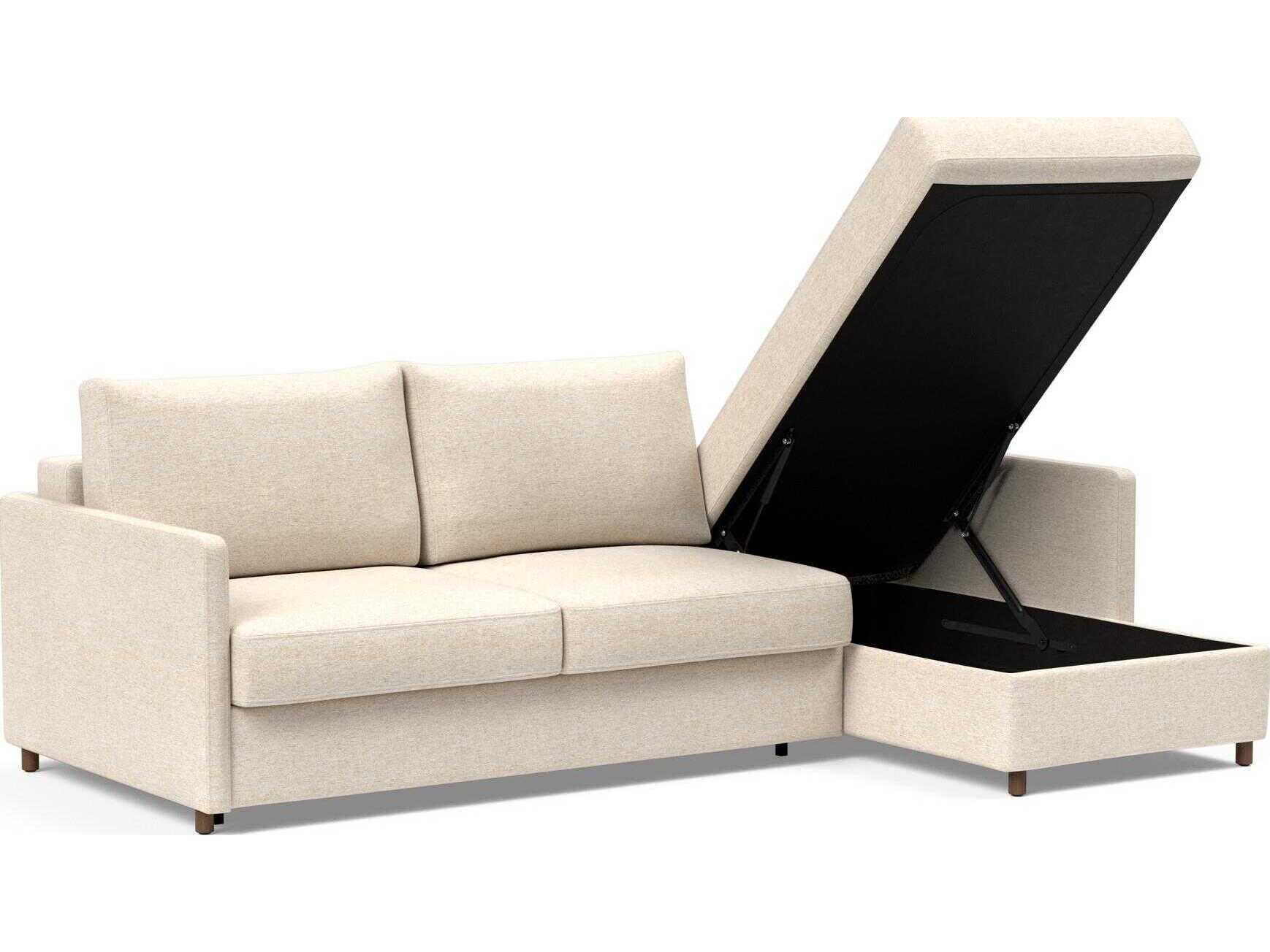 Innovation Neah Halifax Shell Beige Upholstered Sofa Bed