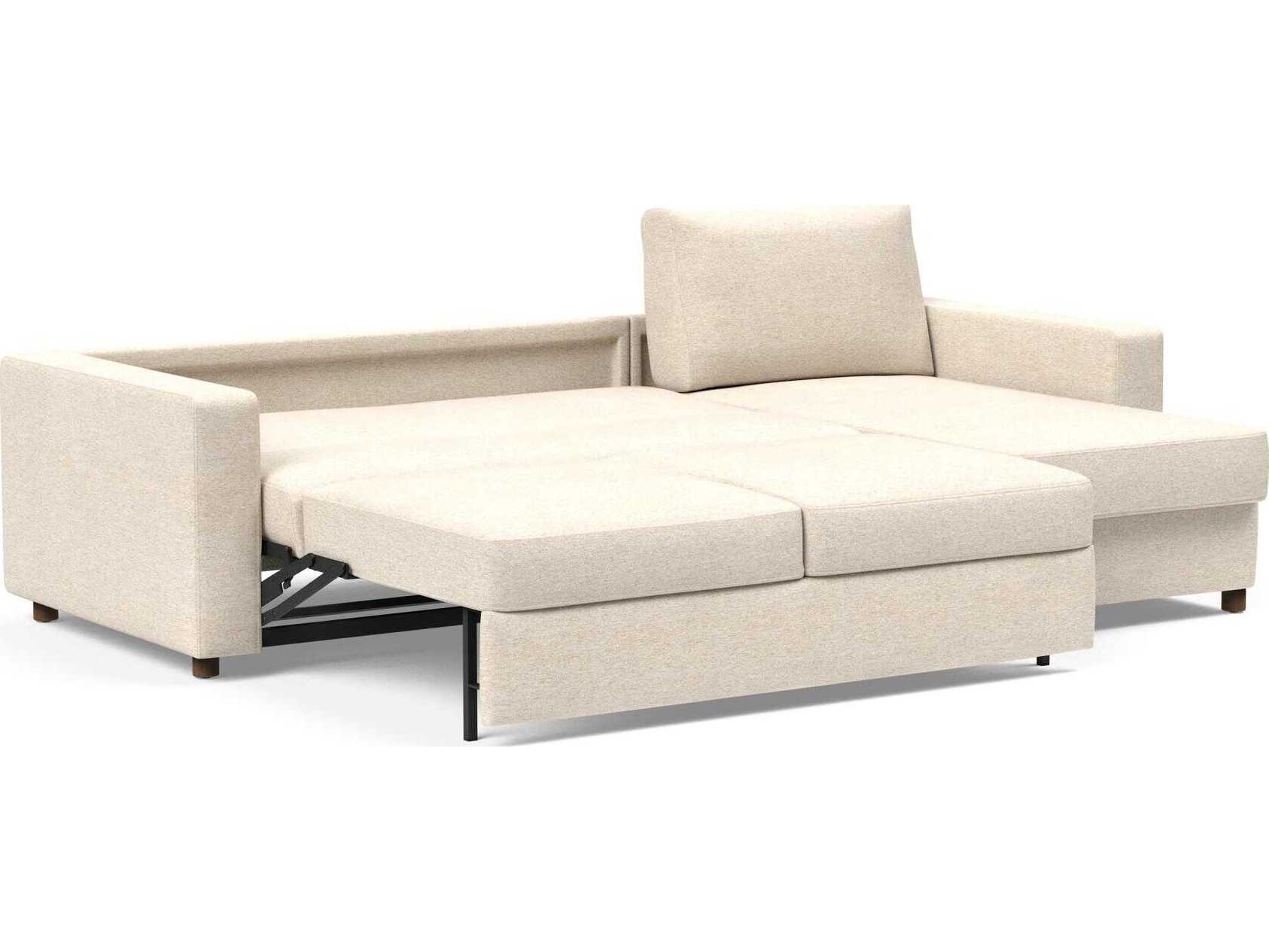Innovation Neah Halifax Shell Beige Upholstered Sofa Bed