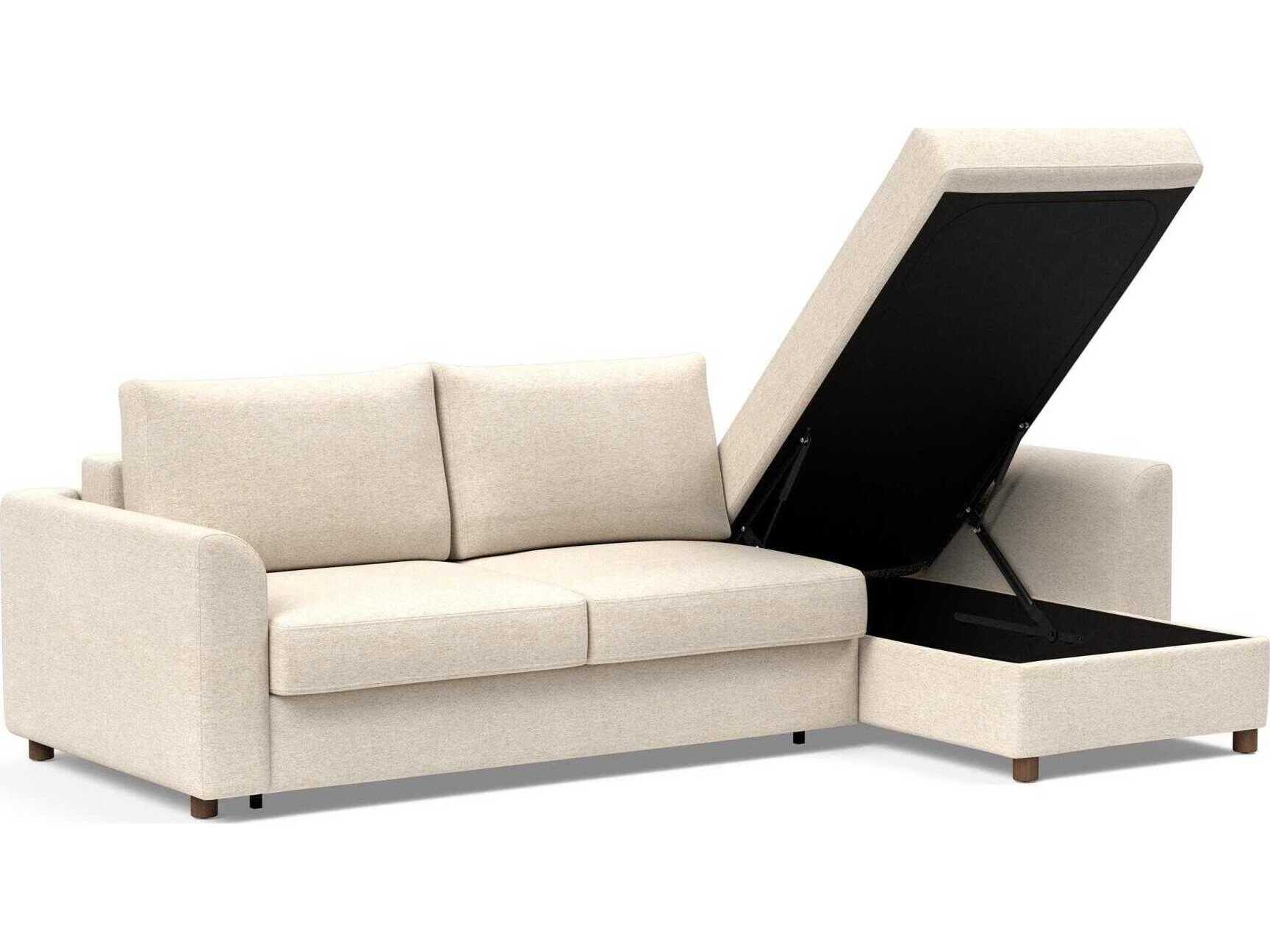 Innovation Neah Halifax Shell Beige Upholstered Sofa Bed