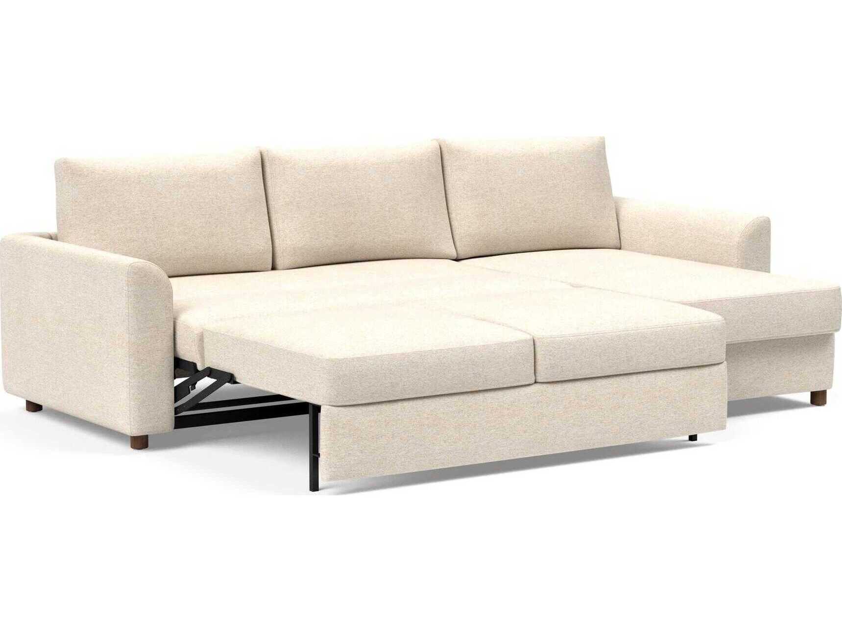 Innovation Neah Halifax Shell Beige Upholstered Sofa Bed
