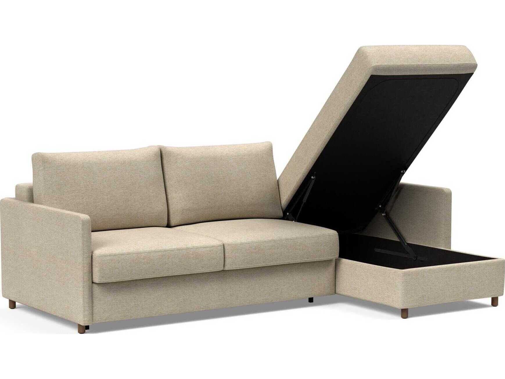 Innovation Neah Halifax Antique Brown Upholstered Sofa Bed