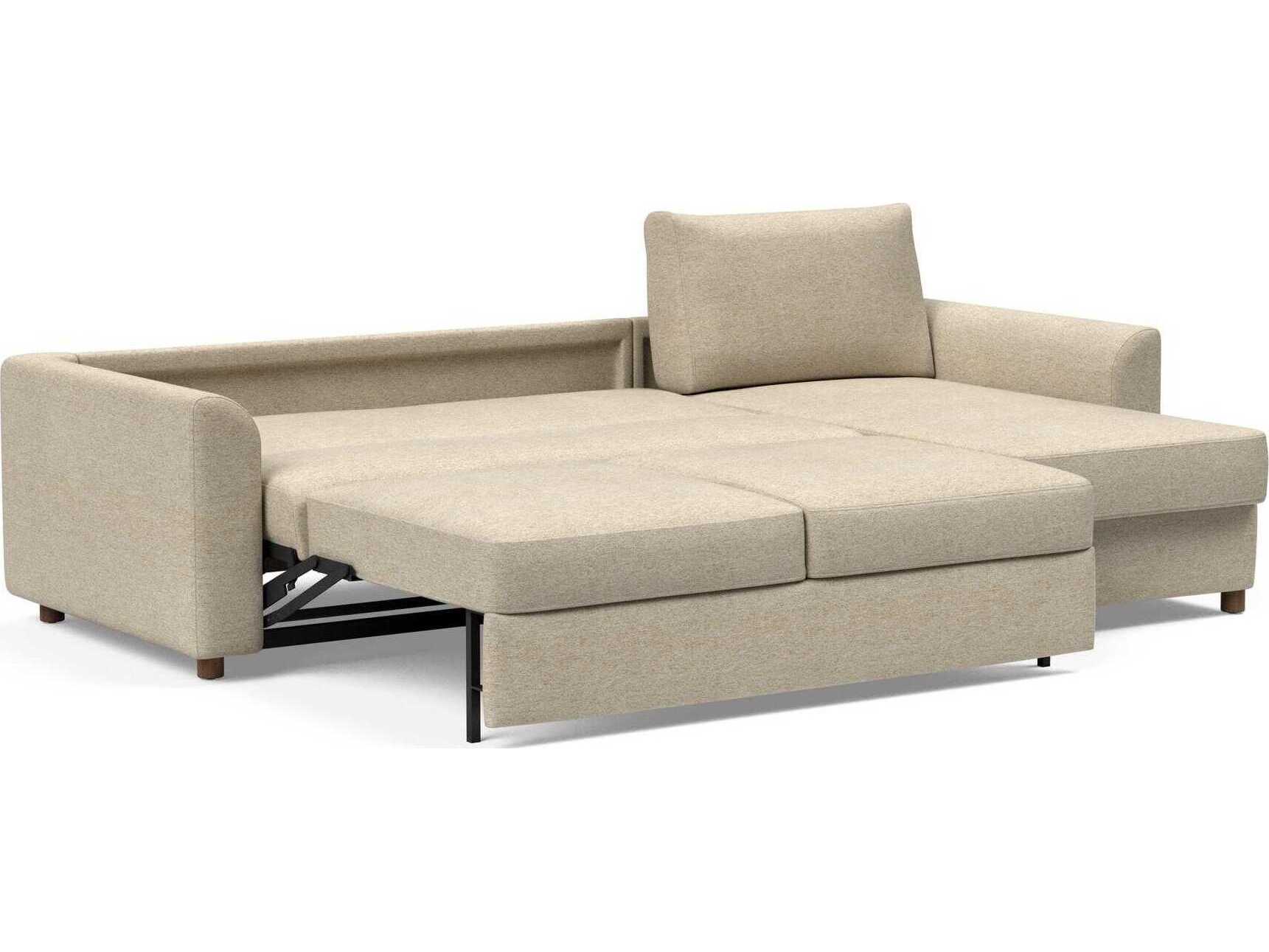 Innovation Neah Halifax Antique Beige Upholstered Sofa Bed