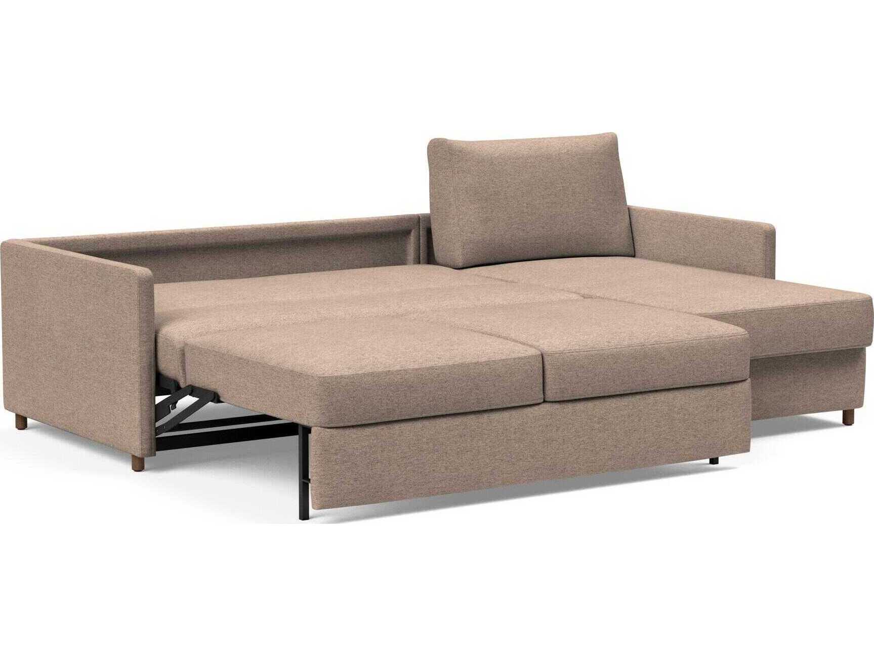 Innovation Neah Halifax Wicker Brown Upholstered Sofa Bed