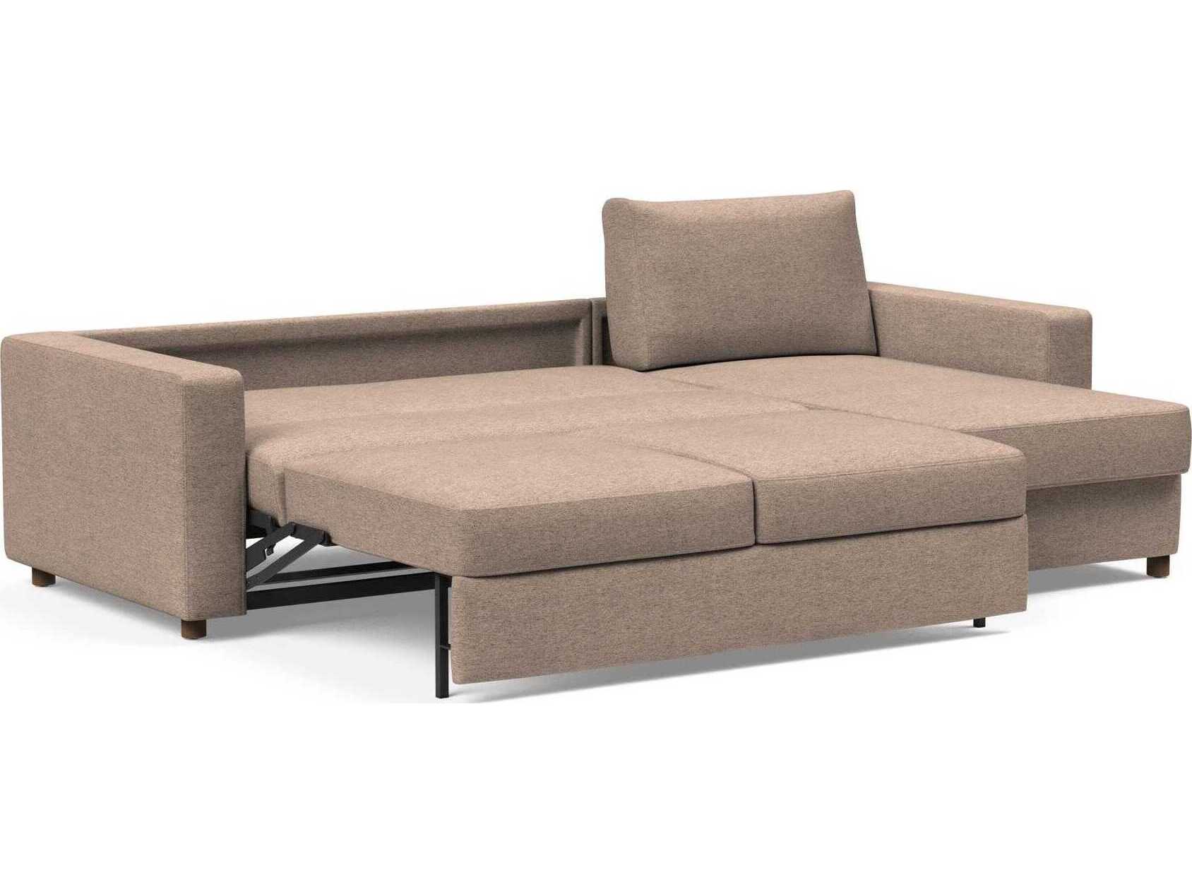 Innovation Neah Halifax Wicker Brown Upholstered Sofa Bed