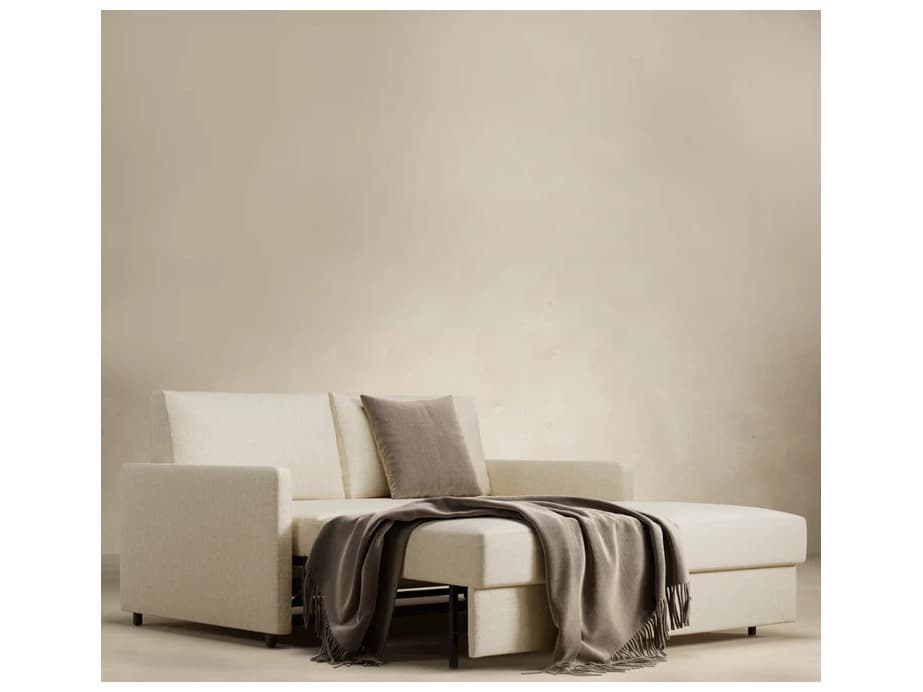 Innovation Neah Sofa Bed with Slim Arm Rests King in Halifax Shell