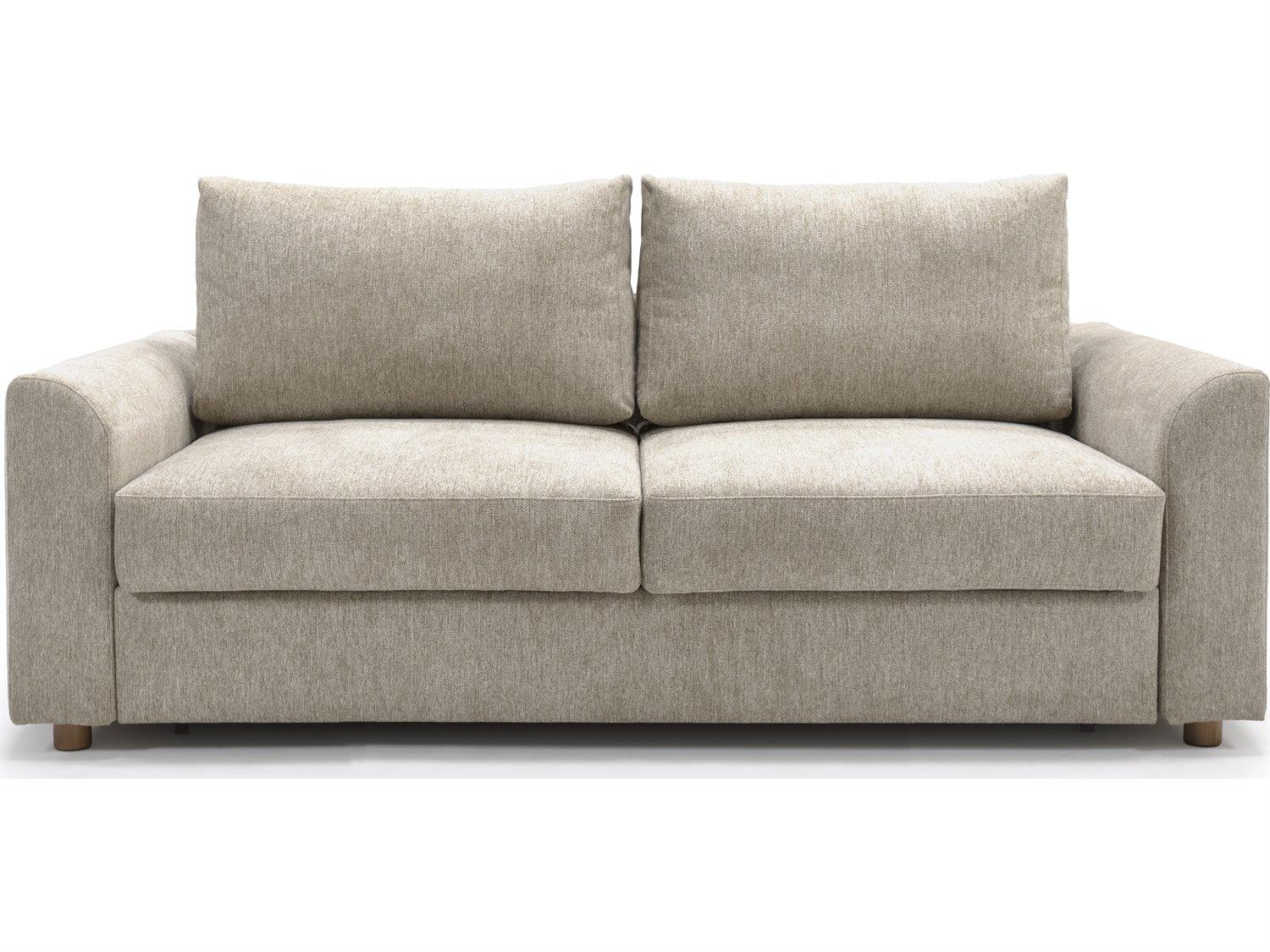 Innovation Neah Sofa Bed with Standard Arm Rests King in Halifax Antique