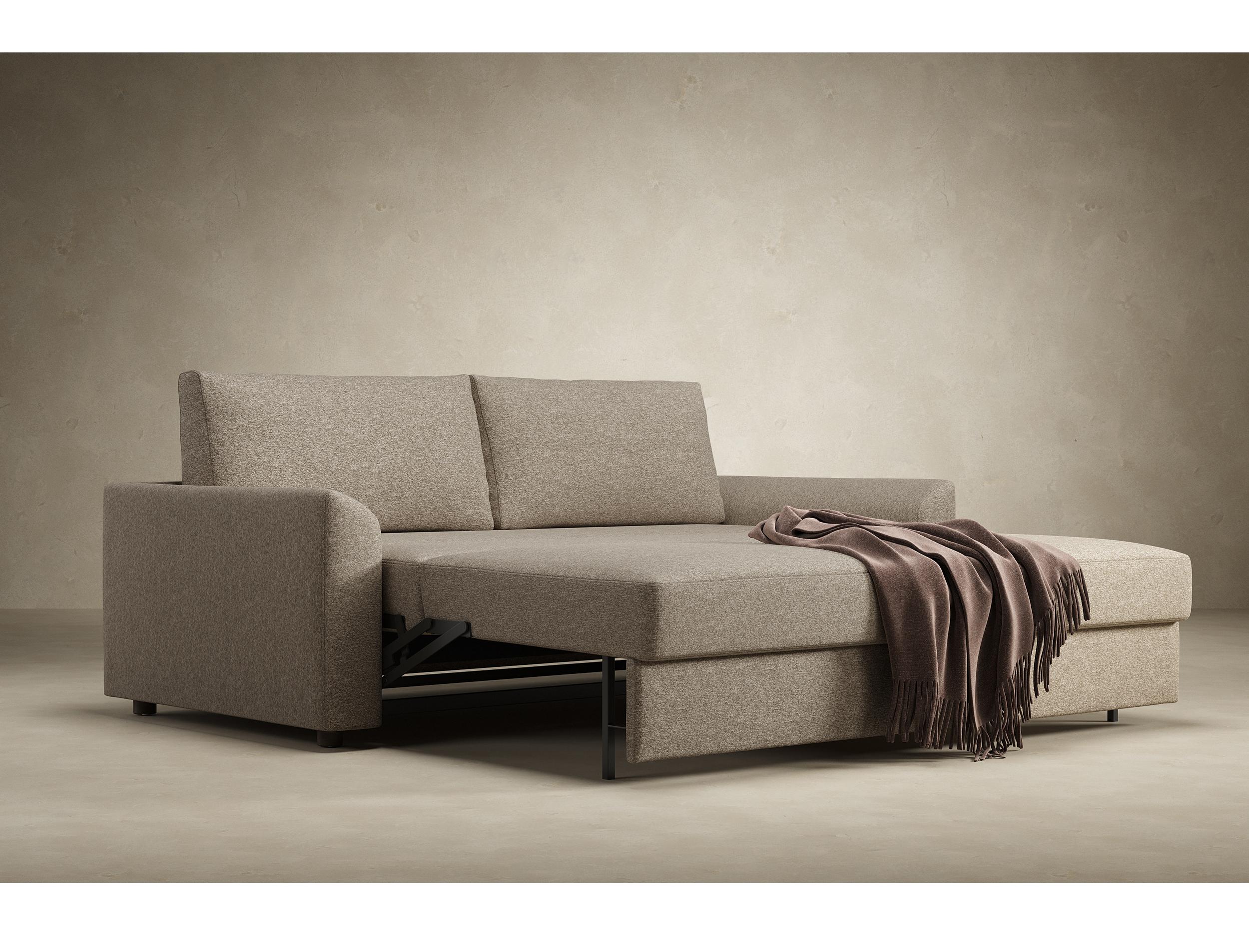 Innovation Neah Sofa Bed with Curved Arm Rests King in Halifax Wicker