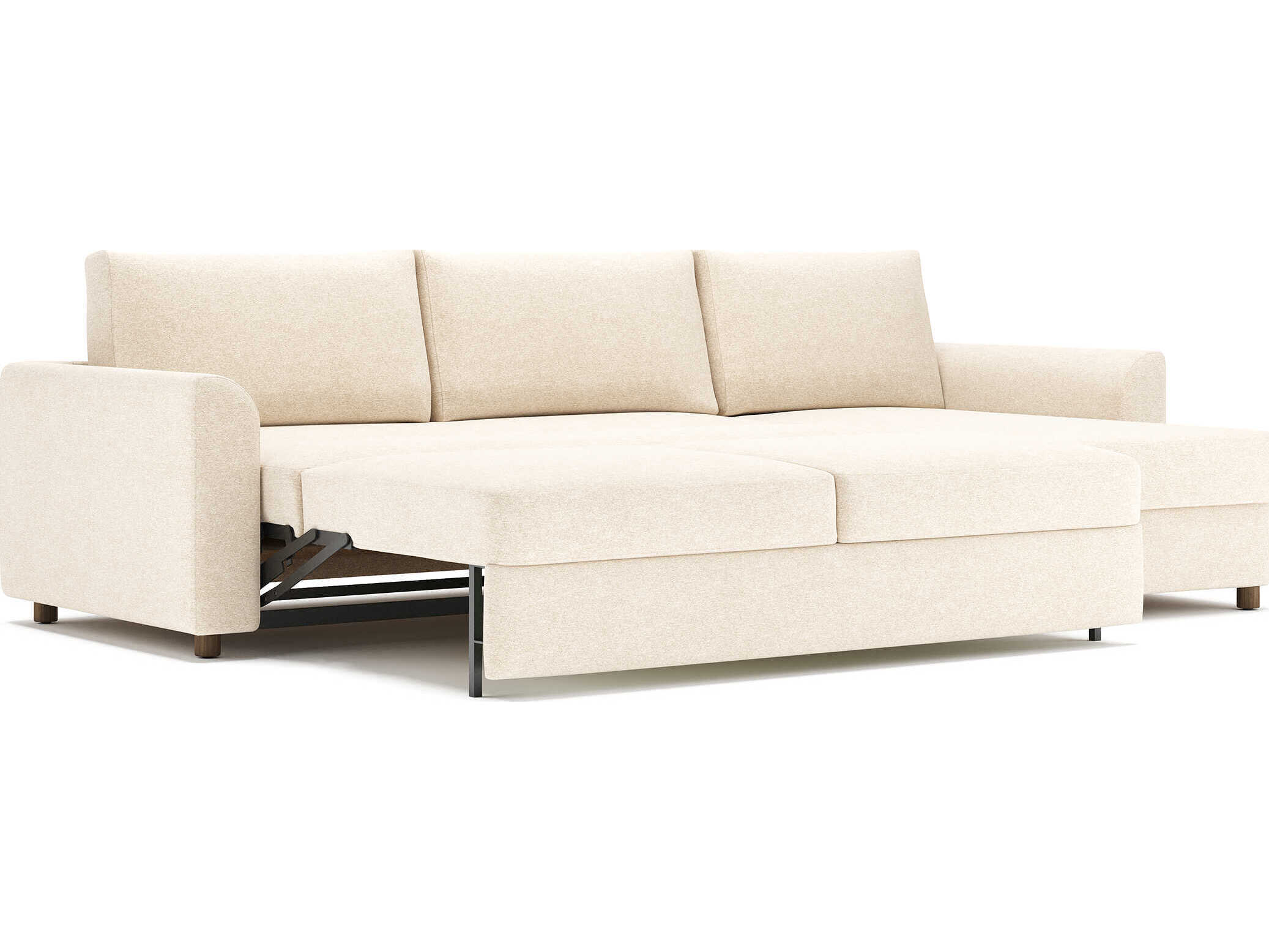 Innovation Neah Halifax Shell Beige Upholstered Sofa Bed