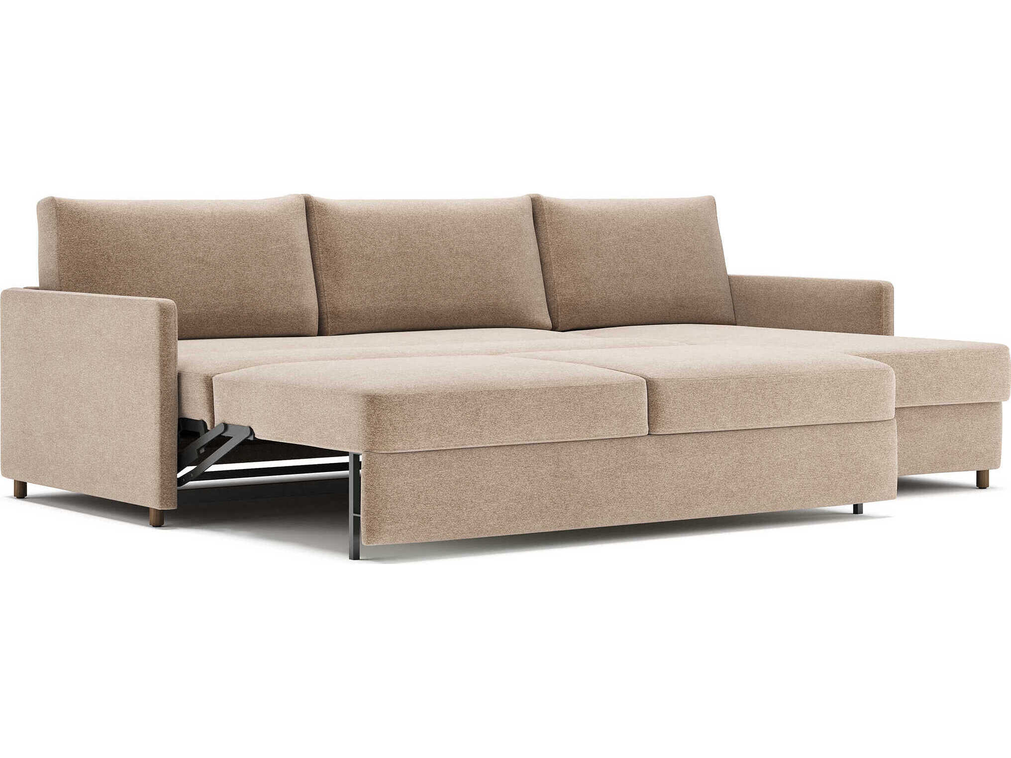 Innovation Neah Halifax Wicker Brown Upholstered Sofa Bed