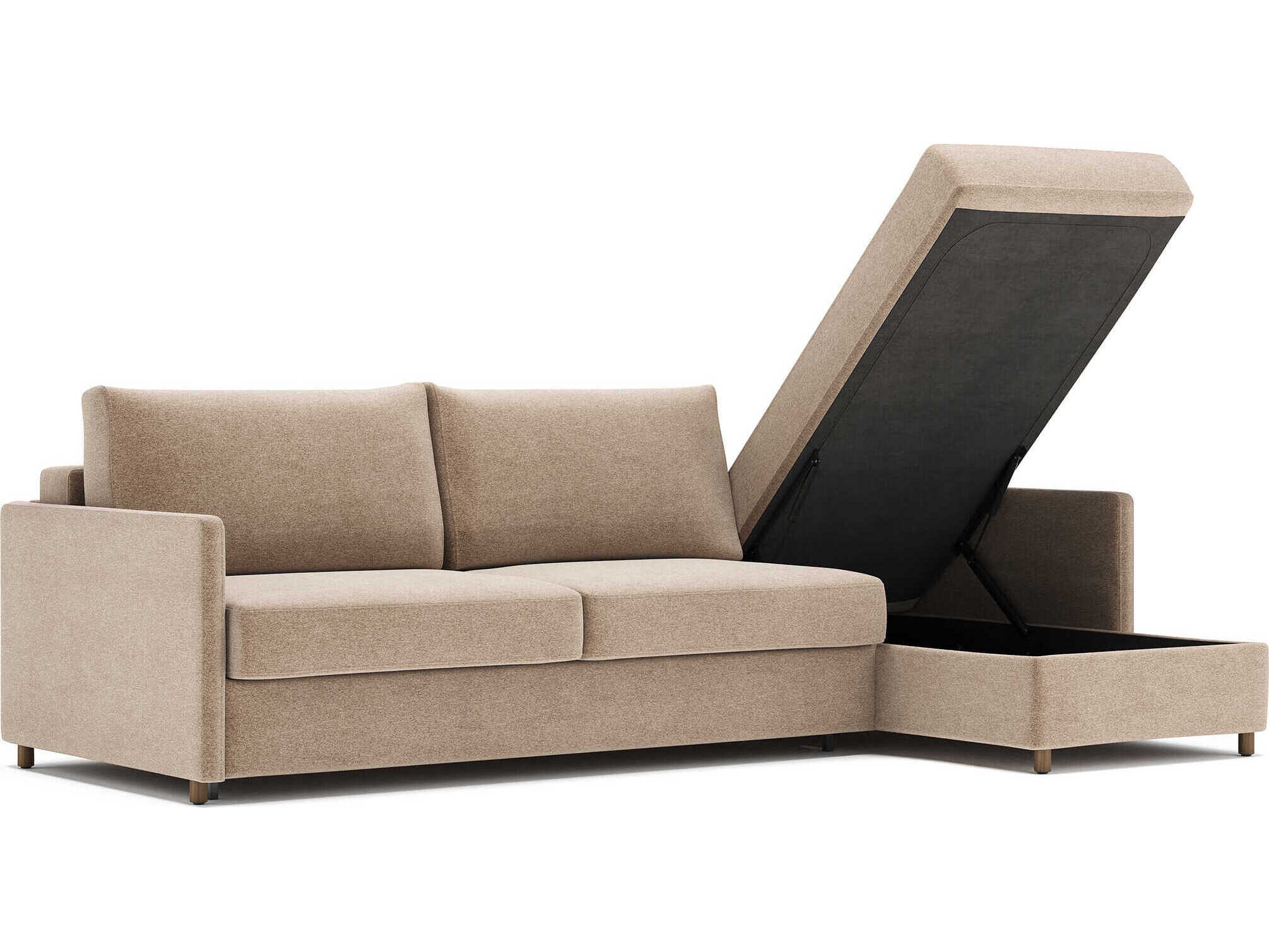 Innovation Neah Halifax Wicker Brown Upholstered Sofa Bed