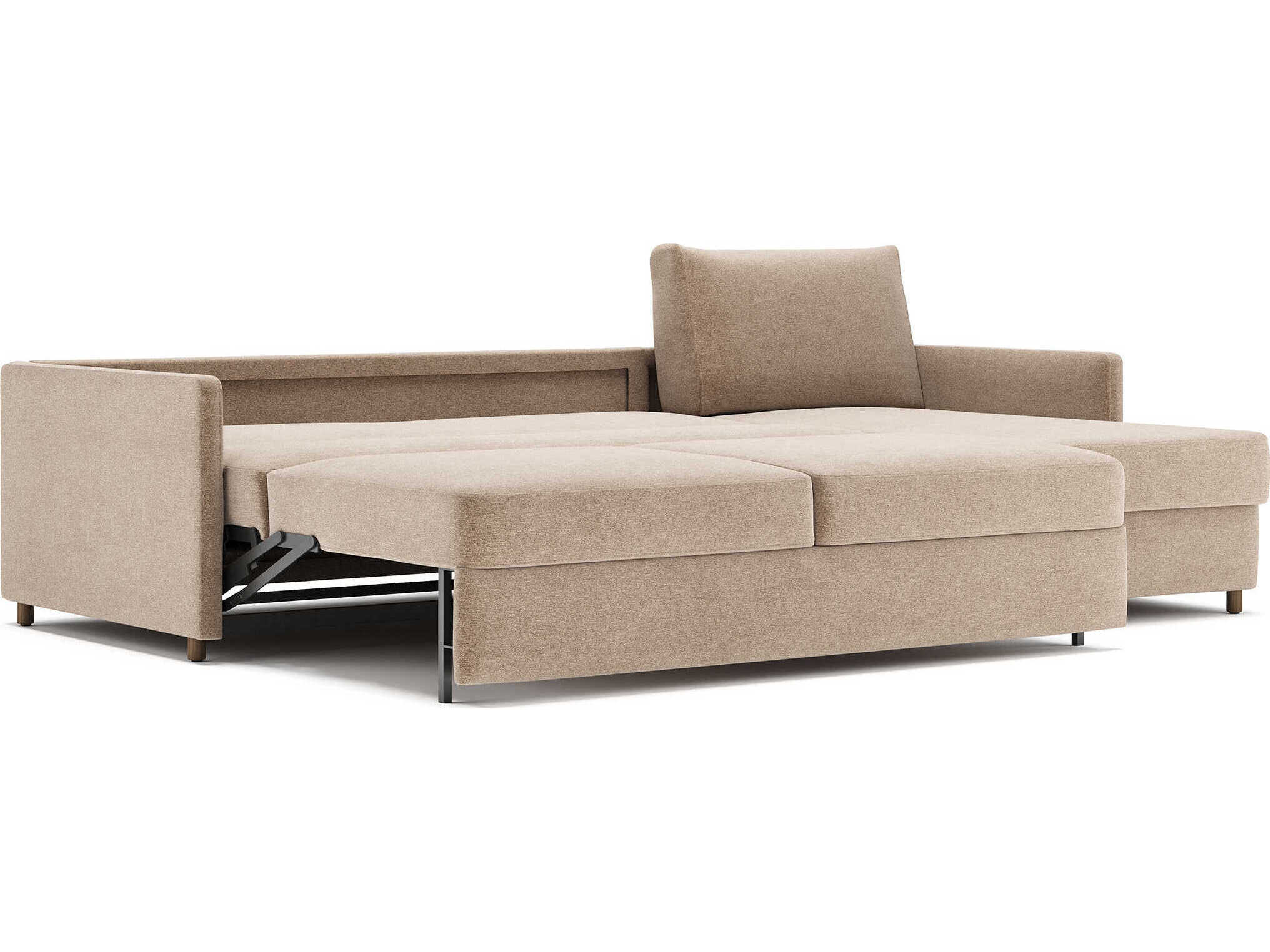 Innovation Neah Halifax Wicker Brown Upholstered Sofa Bed